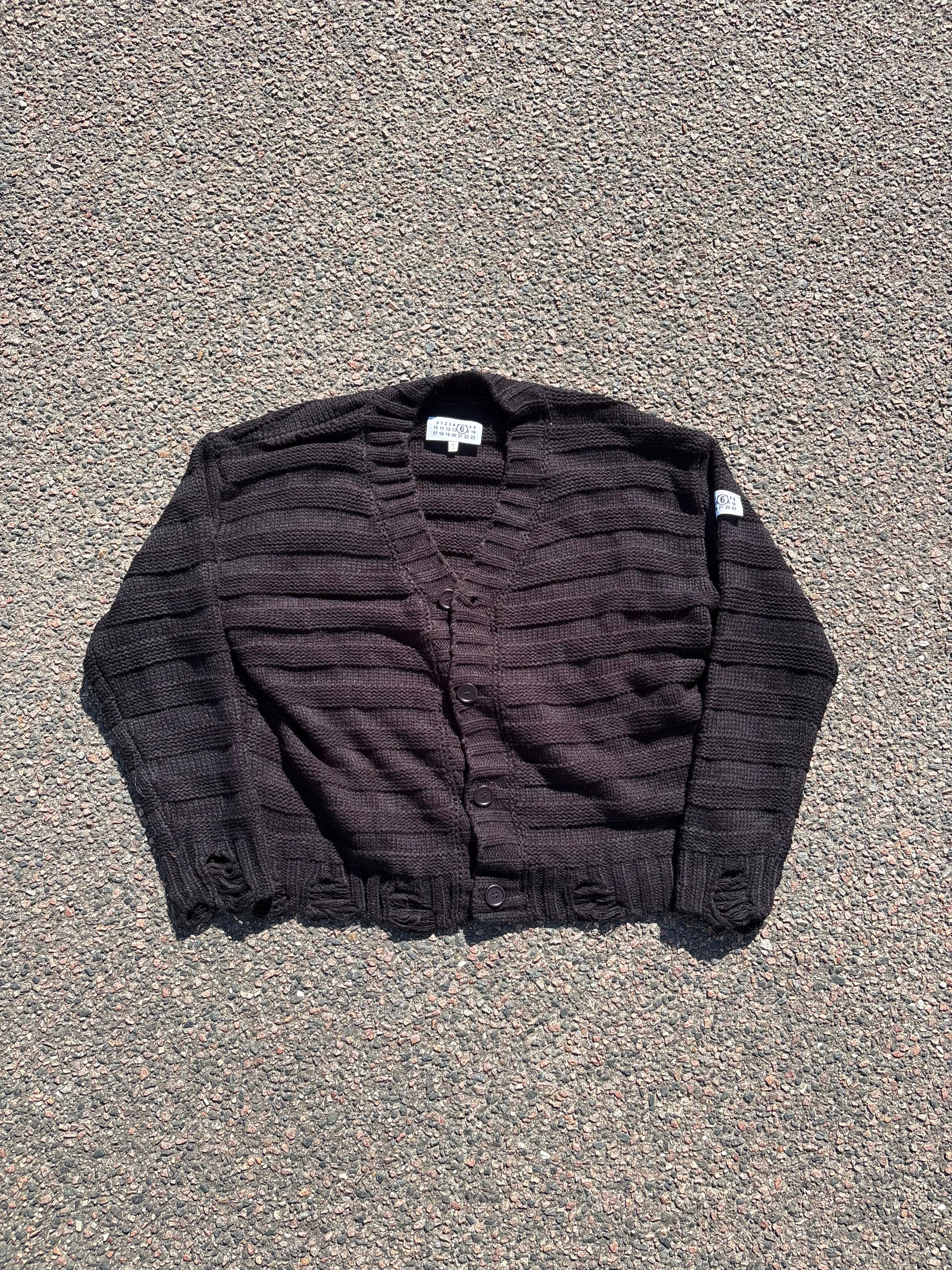 MM6 Maison Margiela distressed cardigan