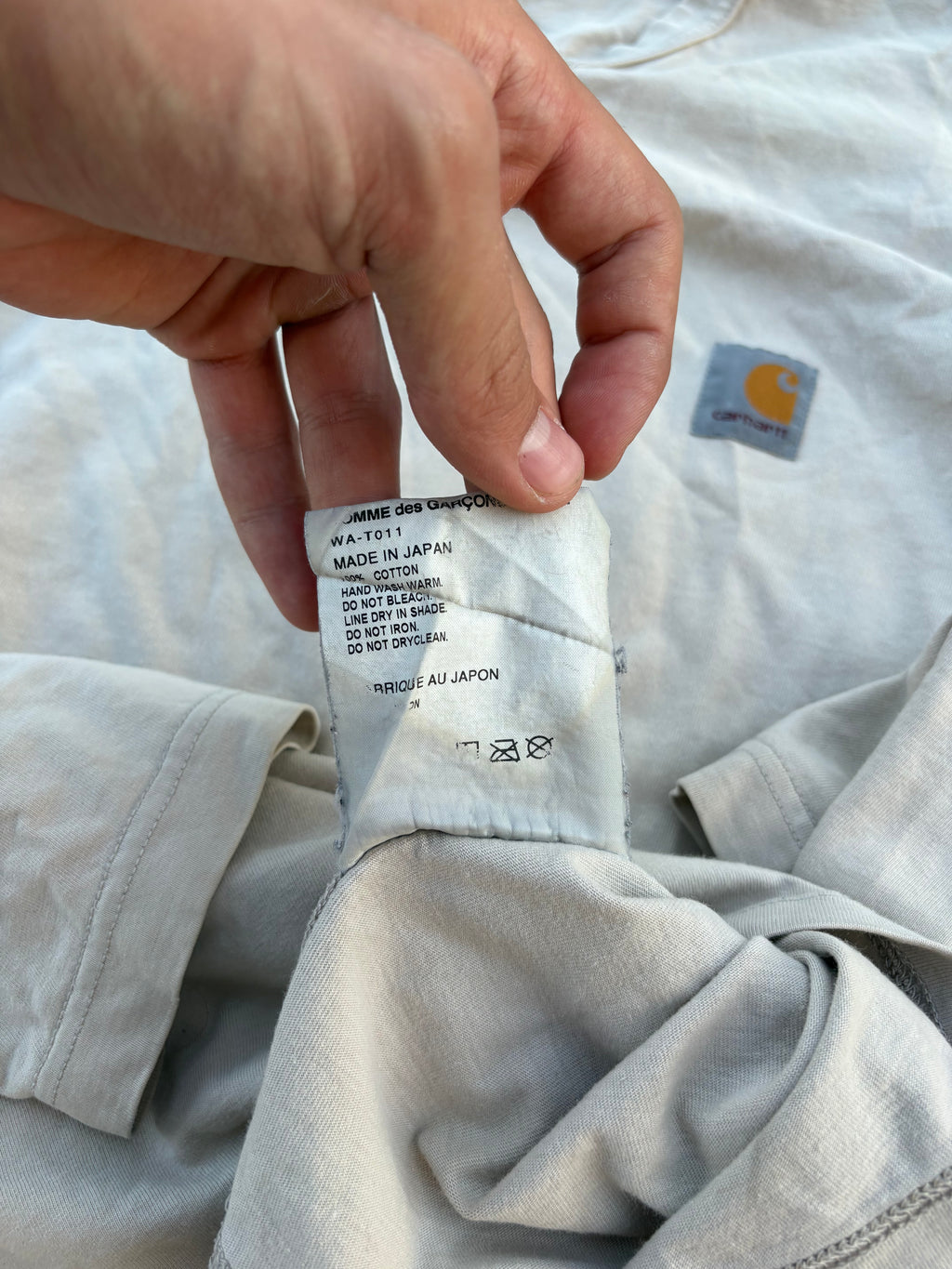 Junya watanabe x Carhartt beige Long sleeve