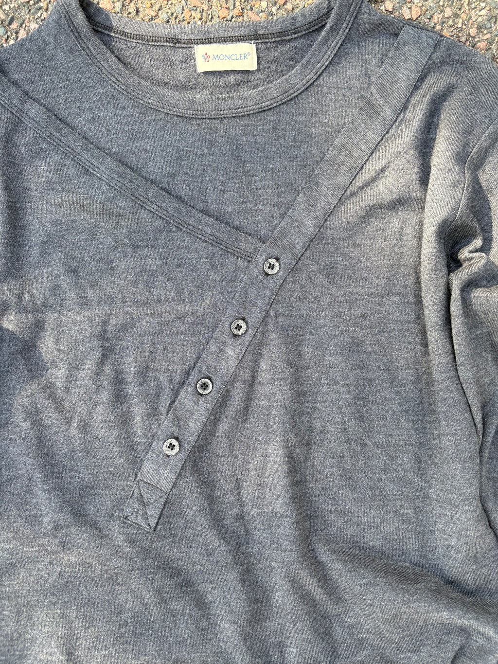 Vintage 2000s asymmetrical moncler shirt