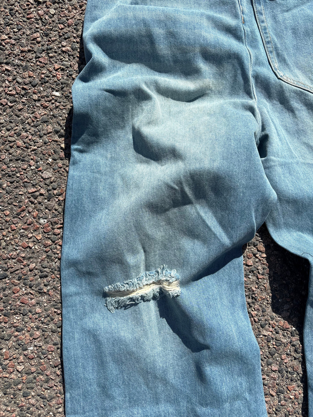 MM6 Maison Margiela double sided bootcut jeans