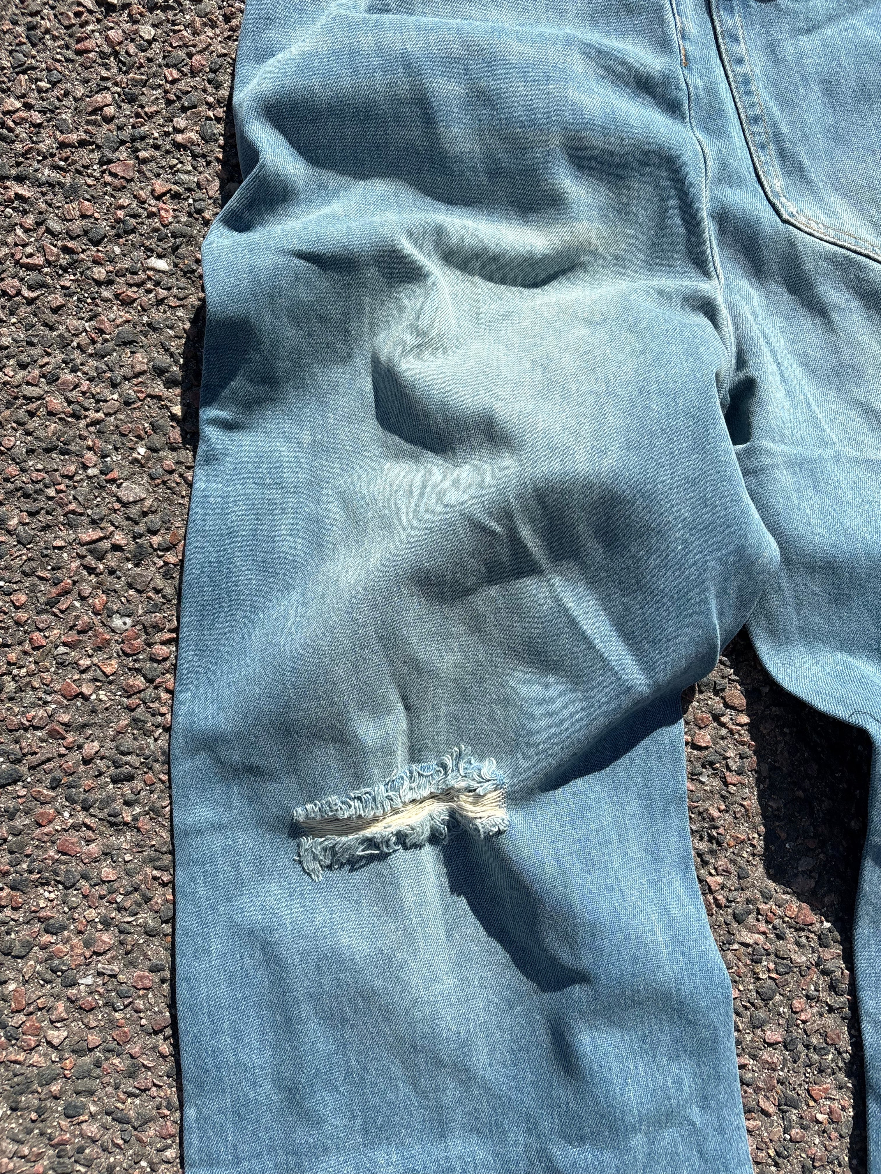 MM6 Maison Margiela double sided bootcut jeans