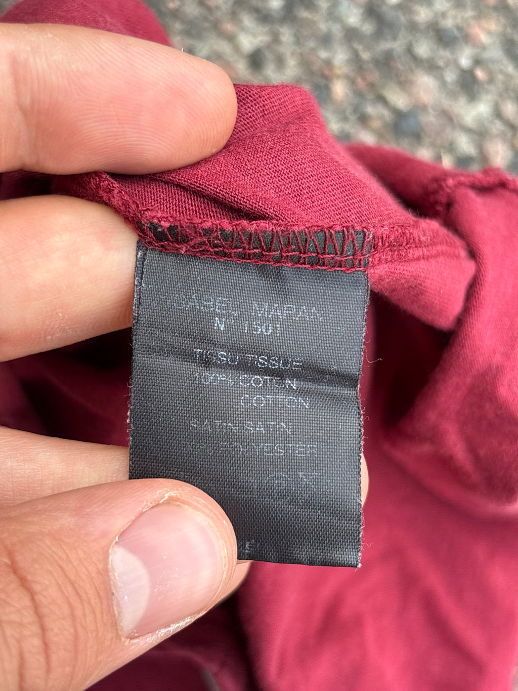 Isabel marant vintage top red