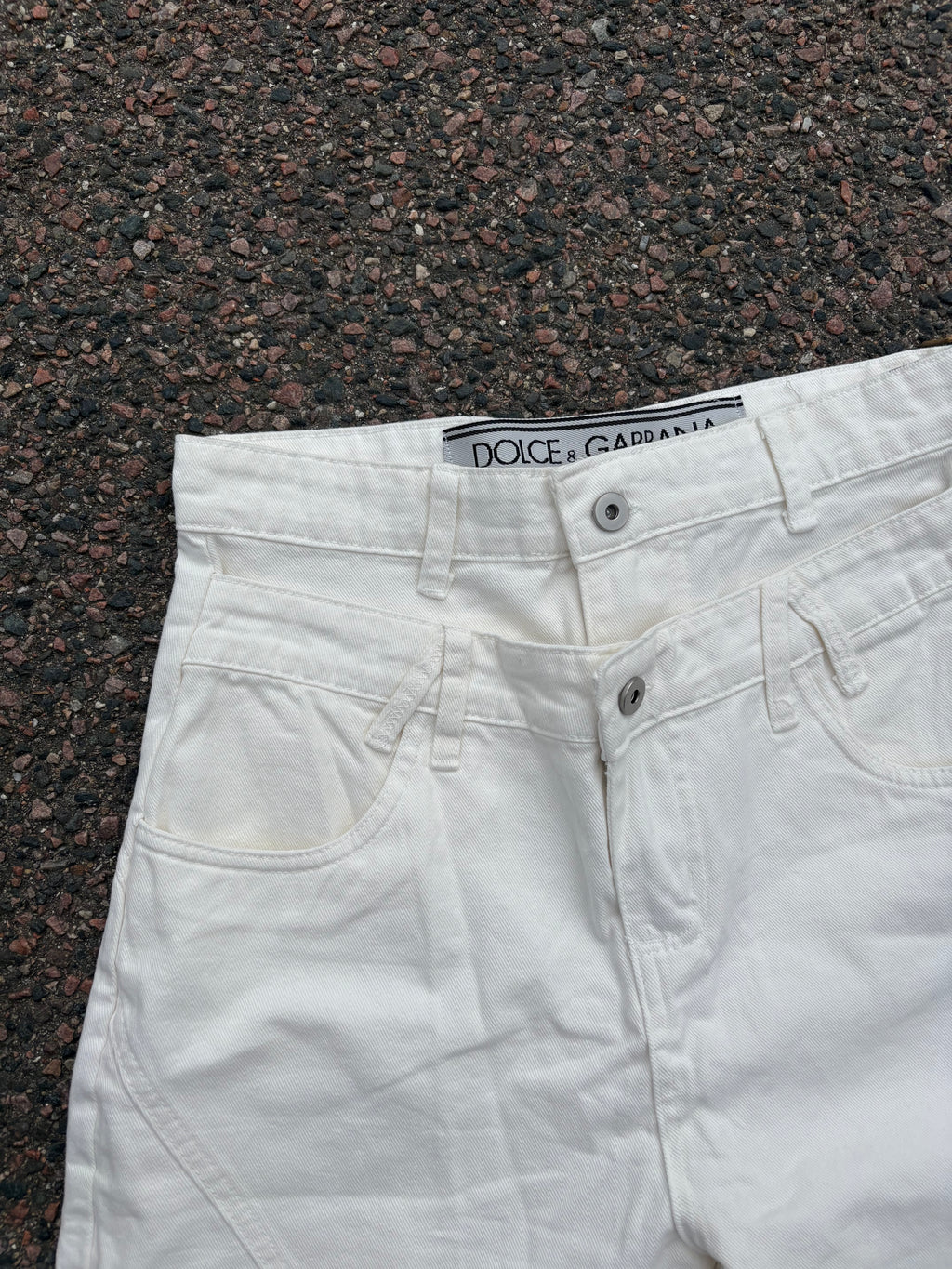 Dolce & Gabbana double waistband pants wide fit
