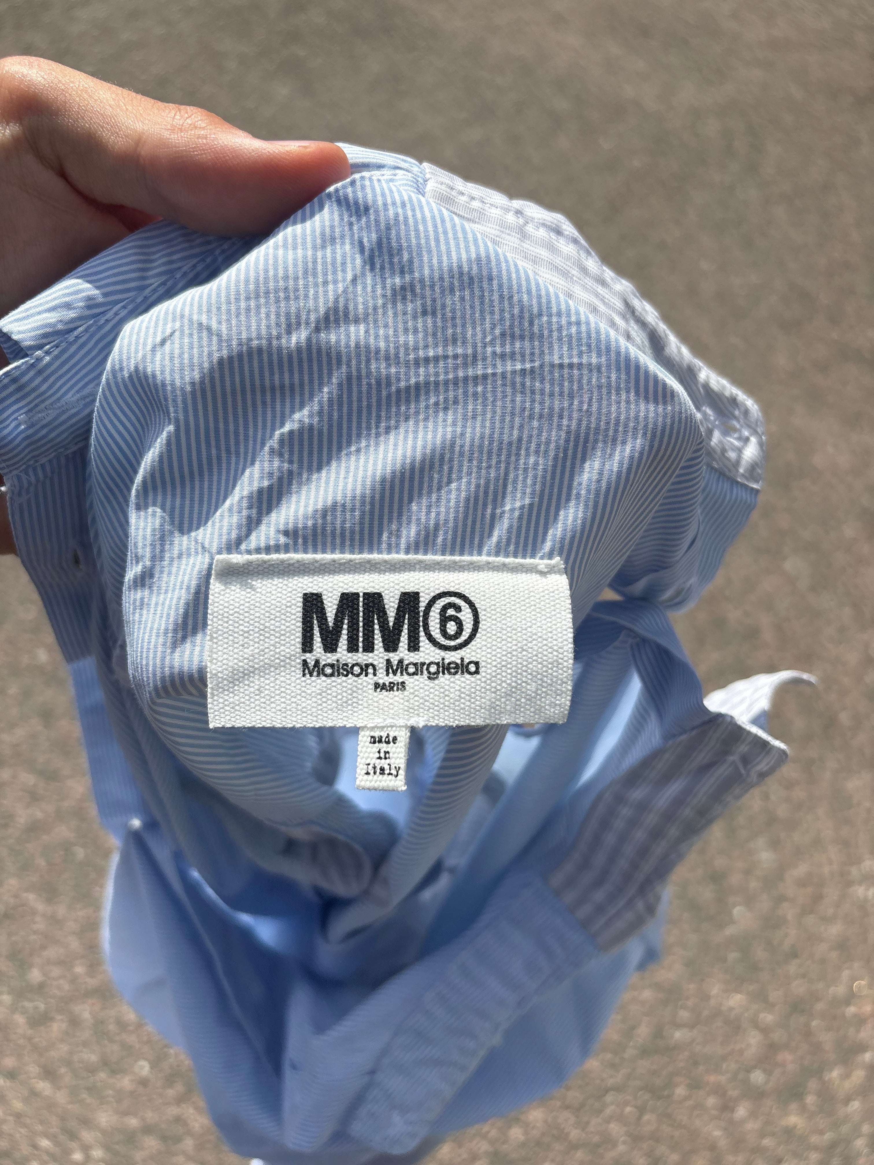 Maison Margiela MM6 deconstructed double sided shirt