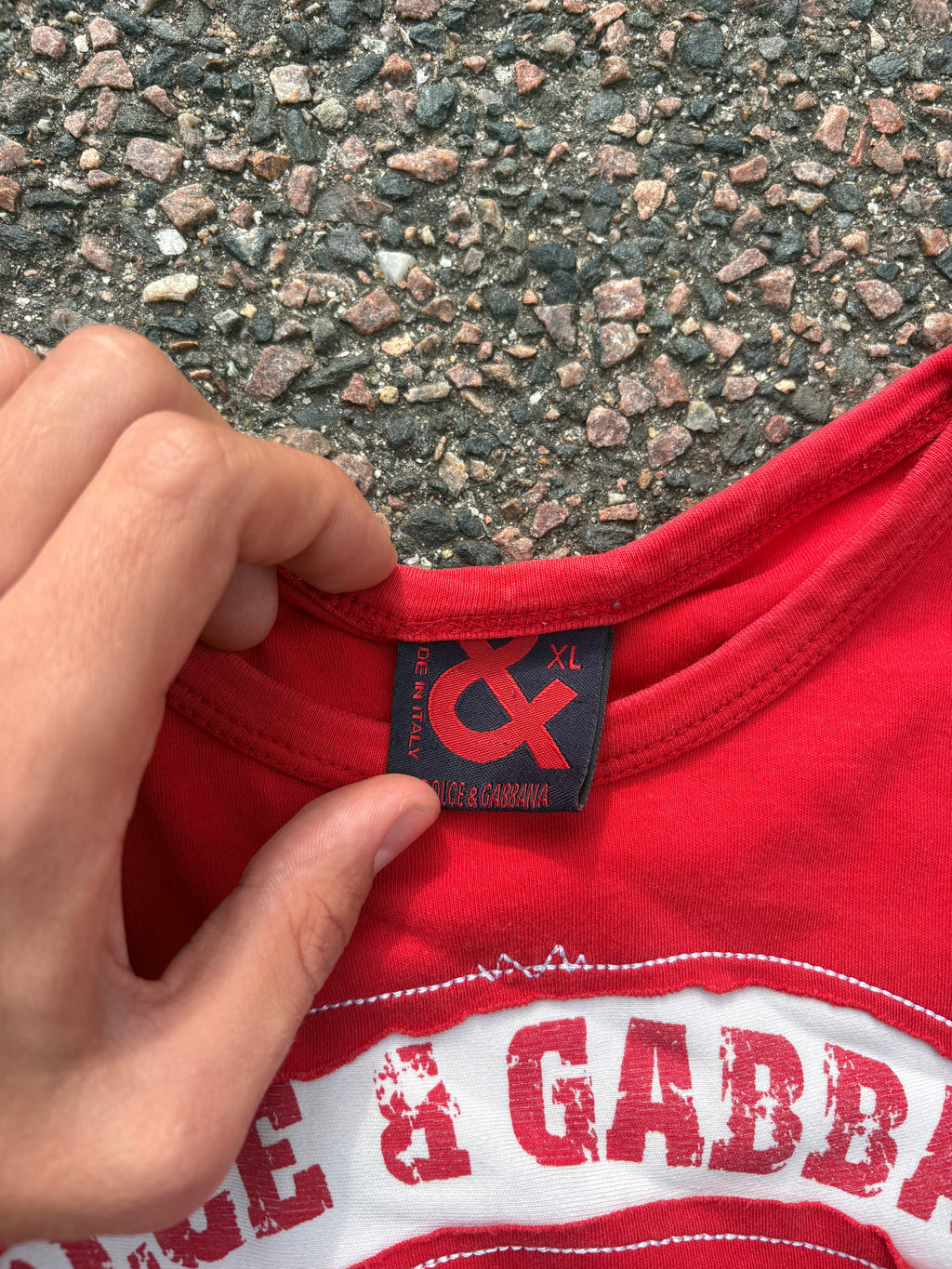 Dolce & Gabbana red t-shirt