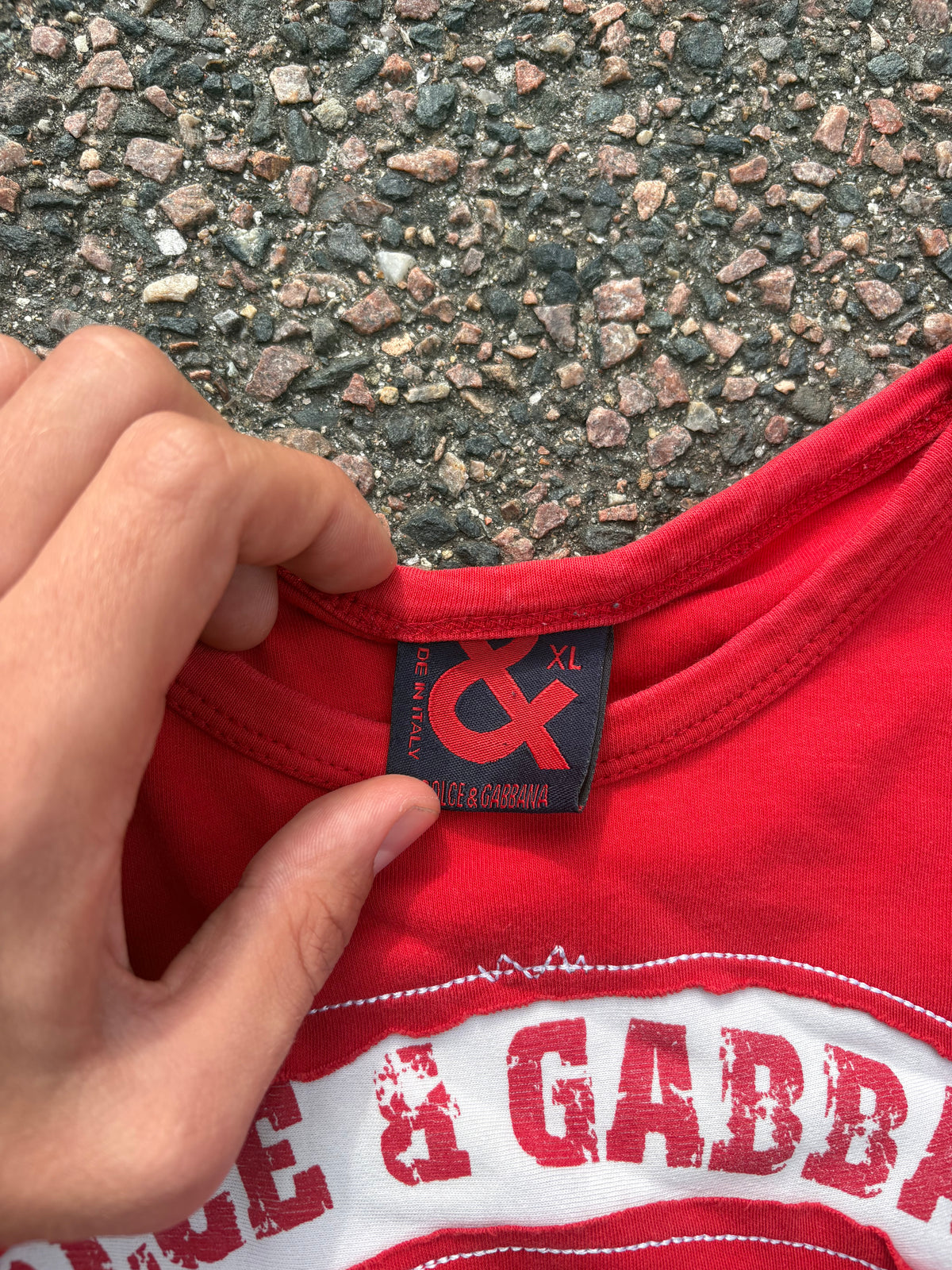 Dolce & Gabbana red t-shirt
