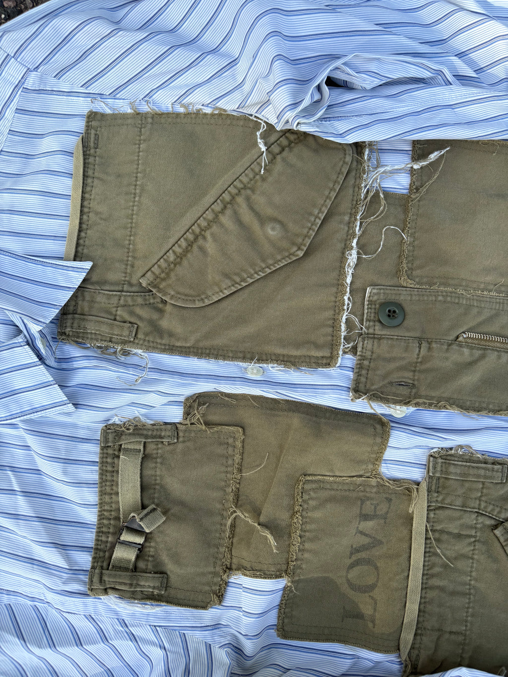 Junya watanabe cargo patch shirt