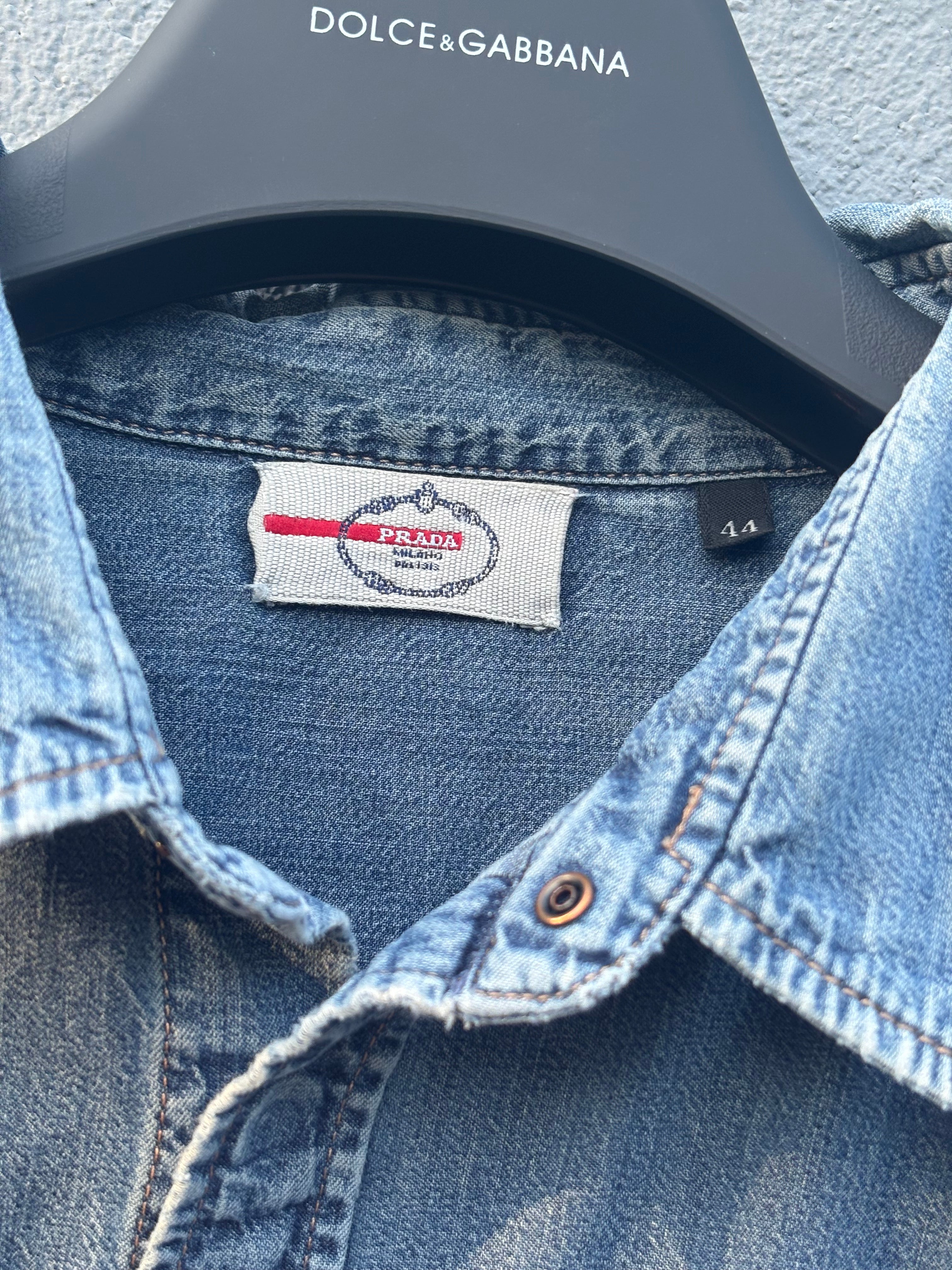 Prada denim shirt