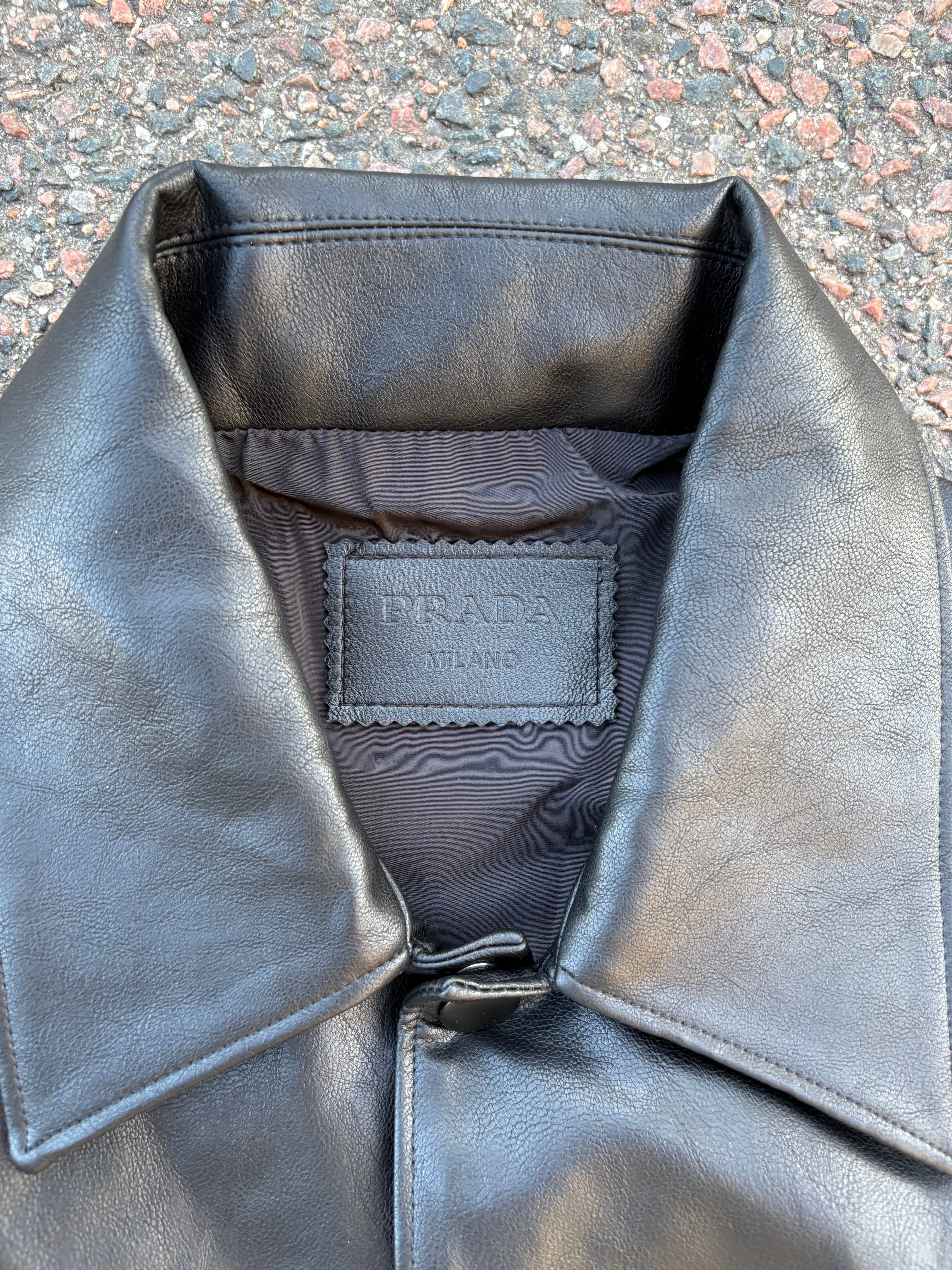 Prada leather jacket
