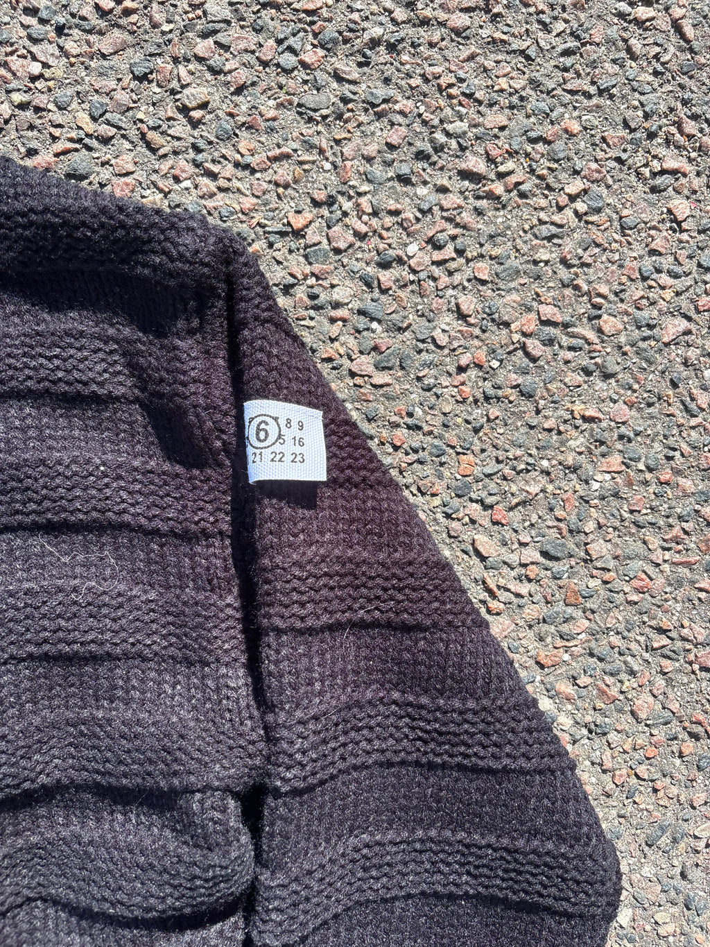 MM6 Maison Margiela distressed cardigan