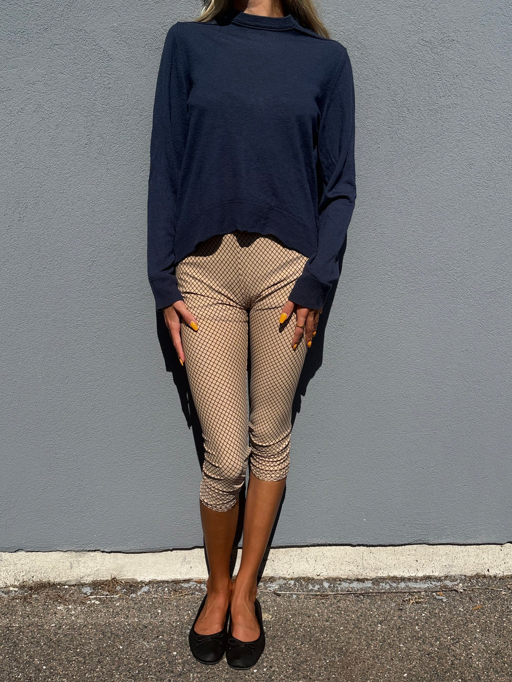 AW04 Martin Margiela navy sweater