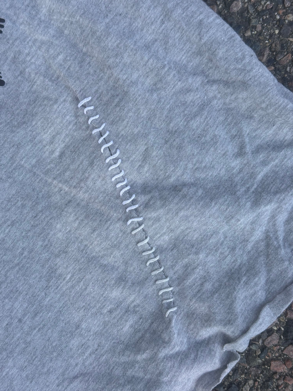 Distressed maison margiela gray T-Shirt