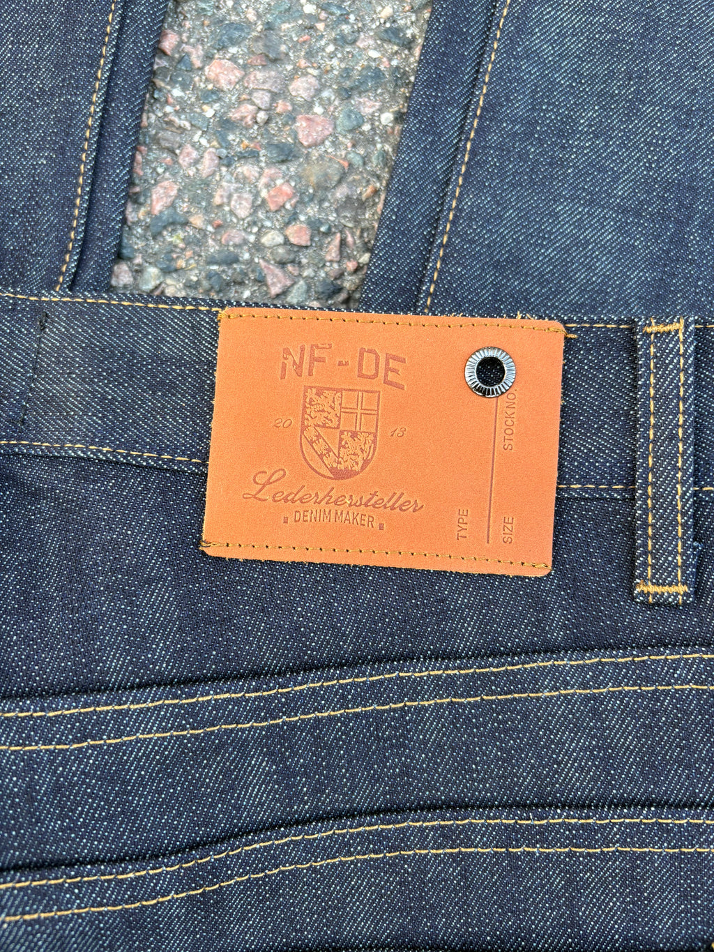 No Faith Studios Selvedge bootcut jeans (M)