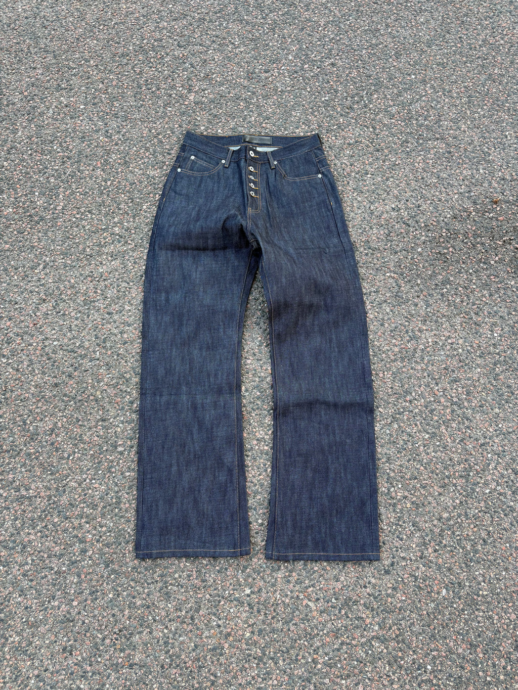 No Faith Studios Selvedge bootcut jeans (M)