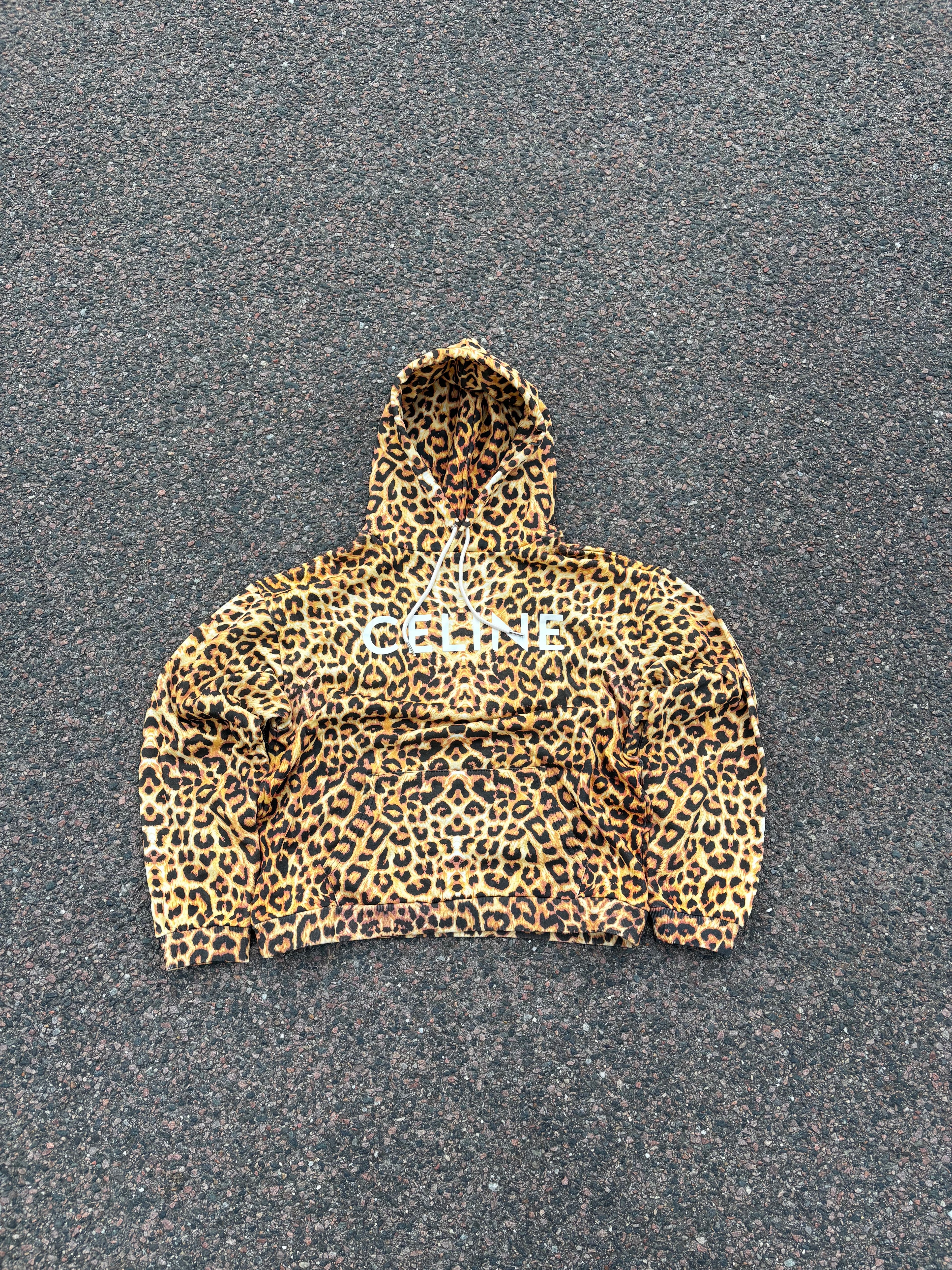 Celine SS24 leopard hoodie