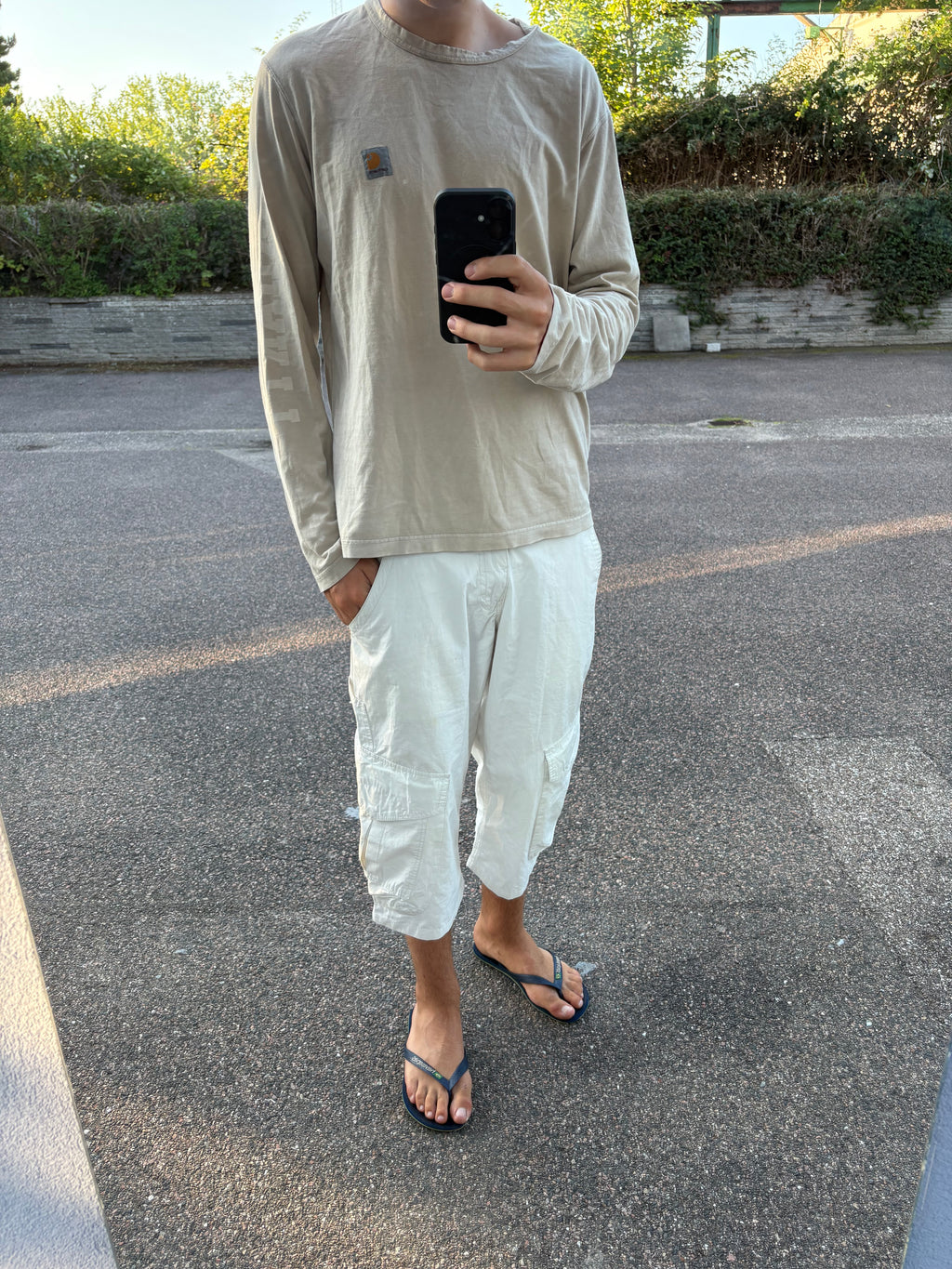 Junya watanabe x Carhartt beige Long sleeve
