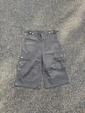 Baggy Capri shorts cargo gray