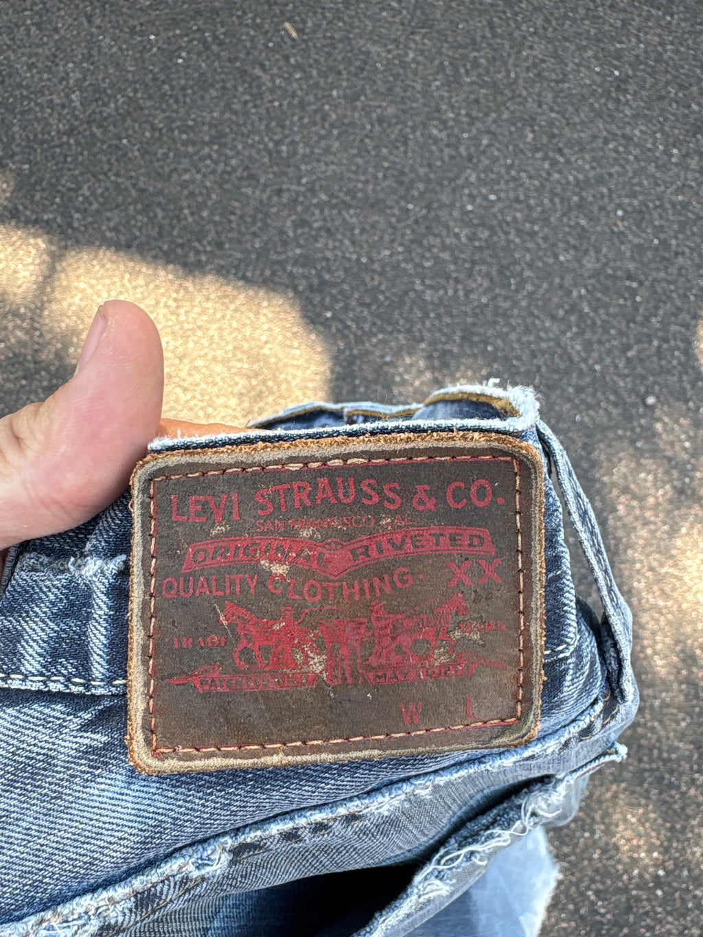 Levis red label XX 512 bootcut vintage