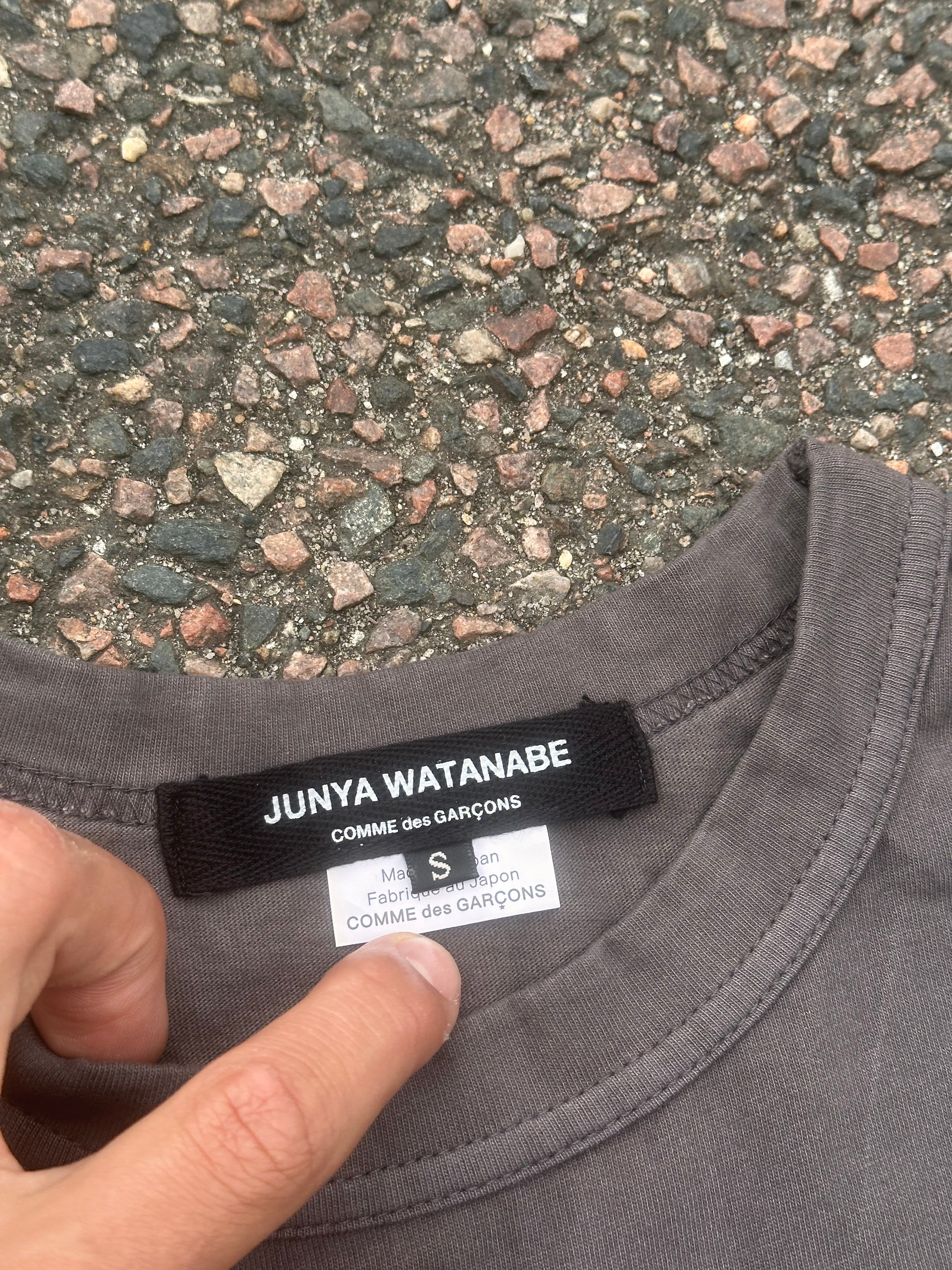 Junya watanabe avarcious tee gray/khaki 2005