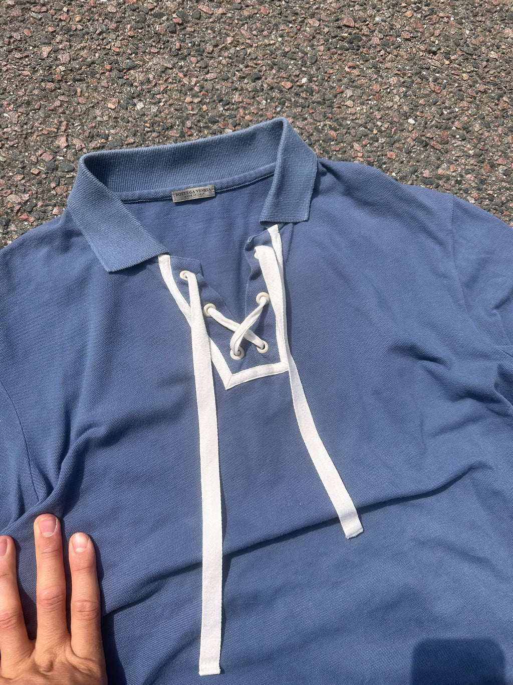 Bottega Veneta polo blue