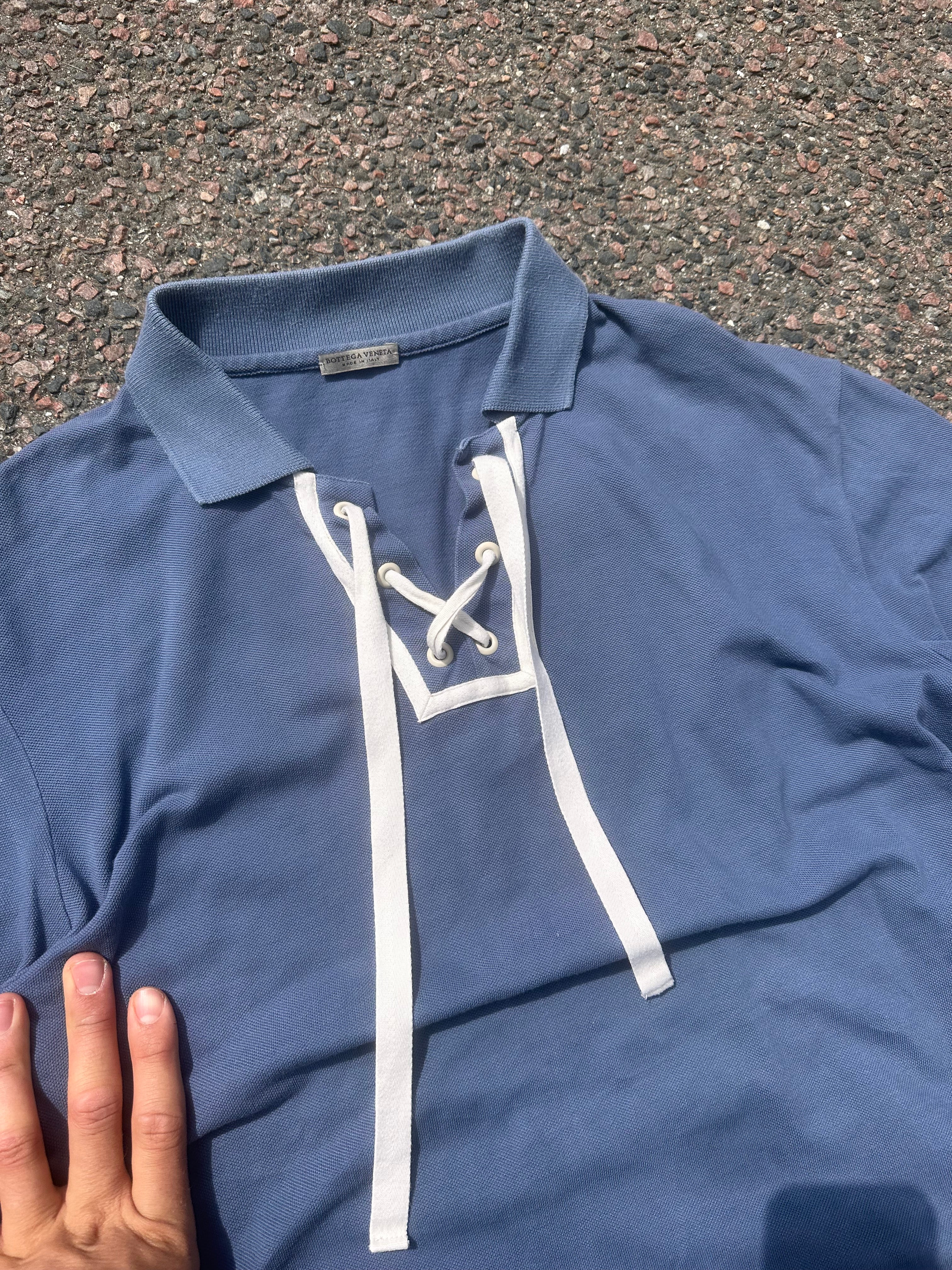 Bottega Veneta polo blue
