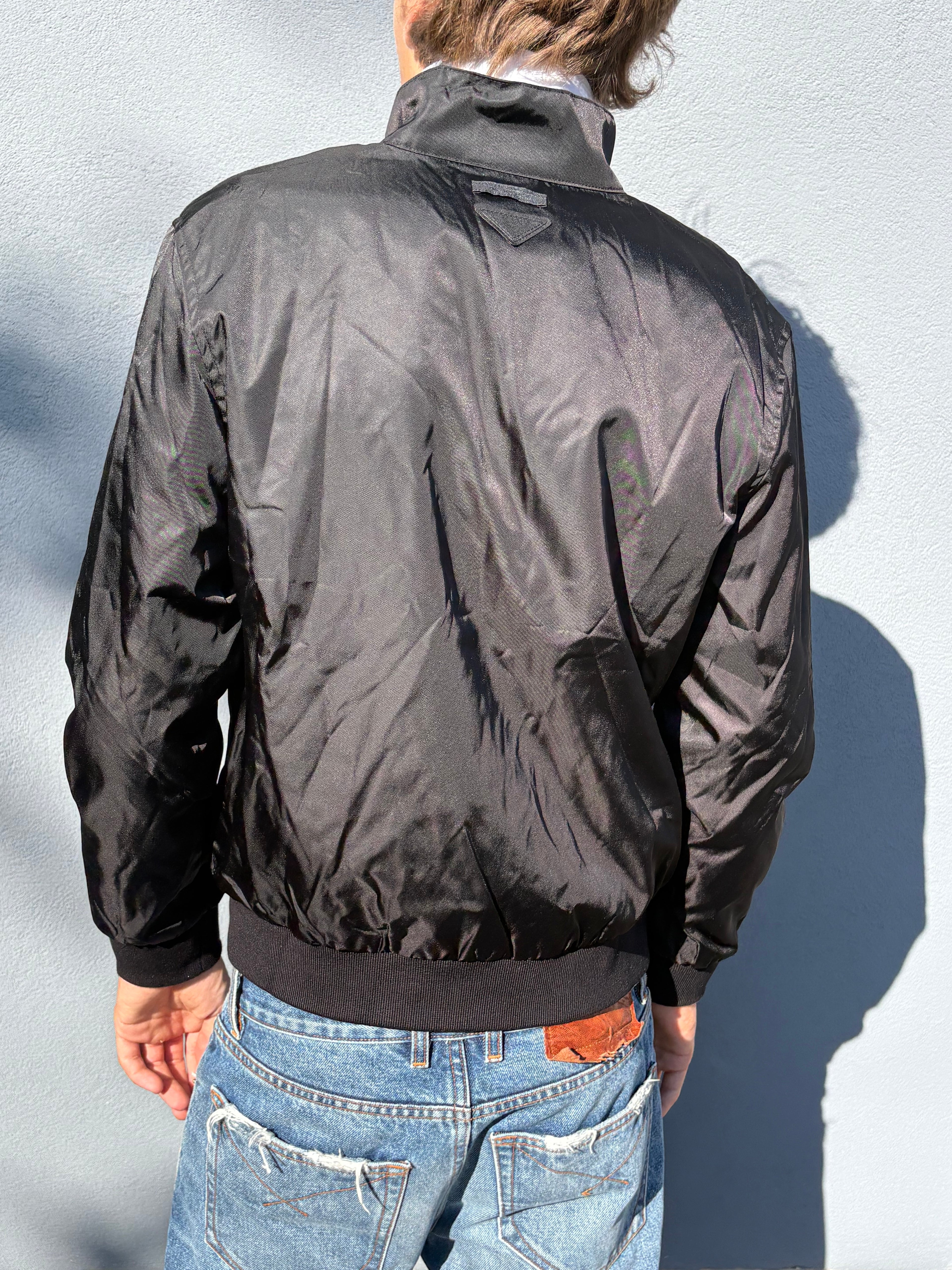 Prada 2024 nylon bomber jacket