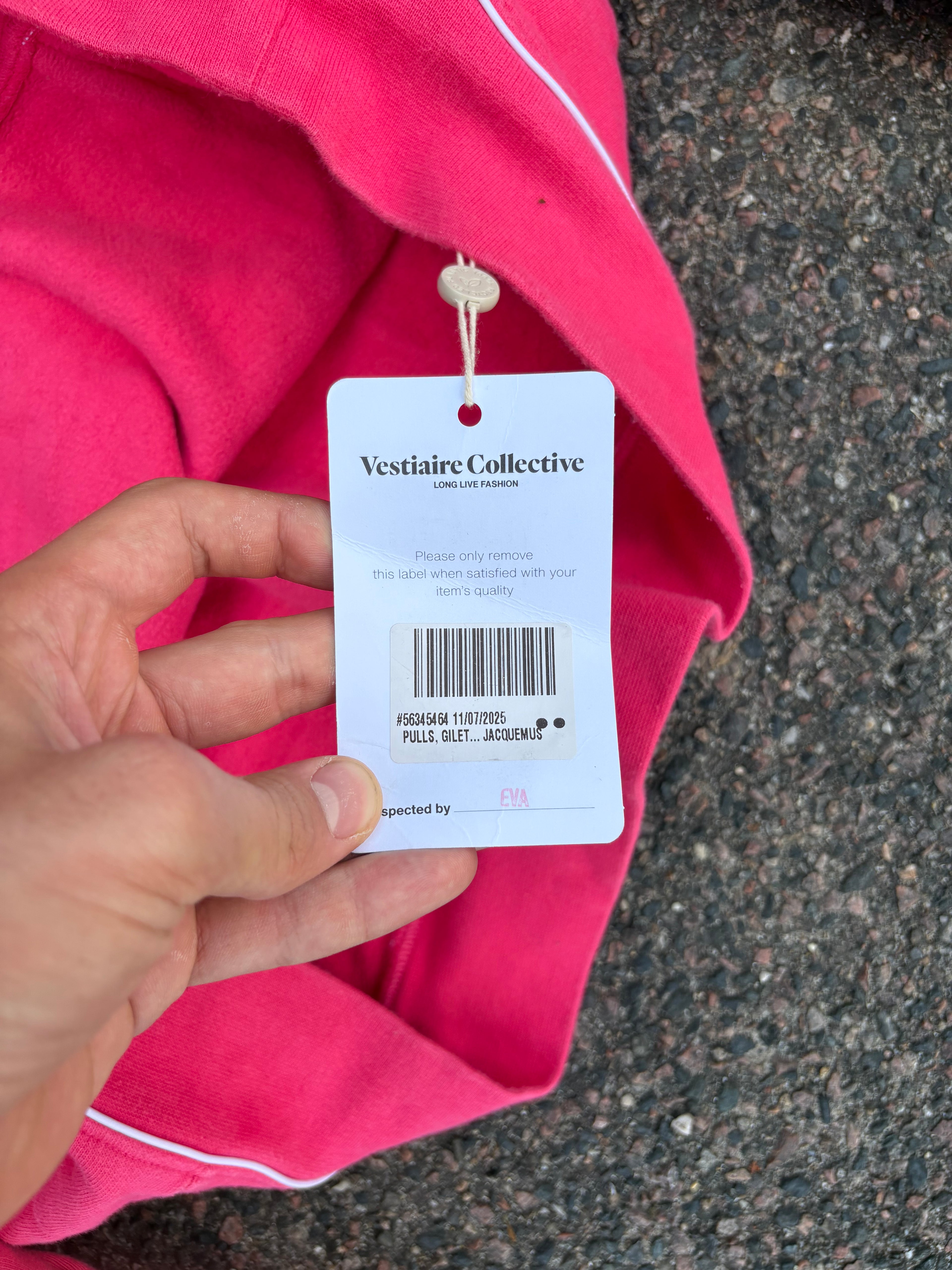 Jacquemus Le sweatshirt SS22 pink