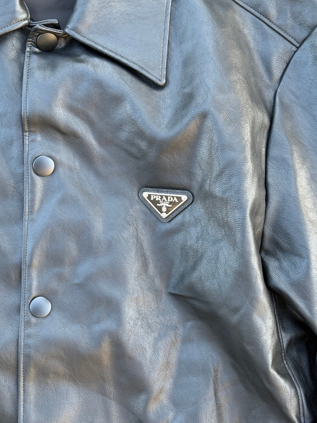 Prada leather jacket