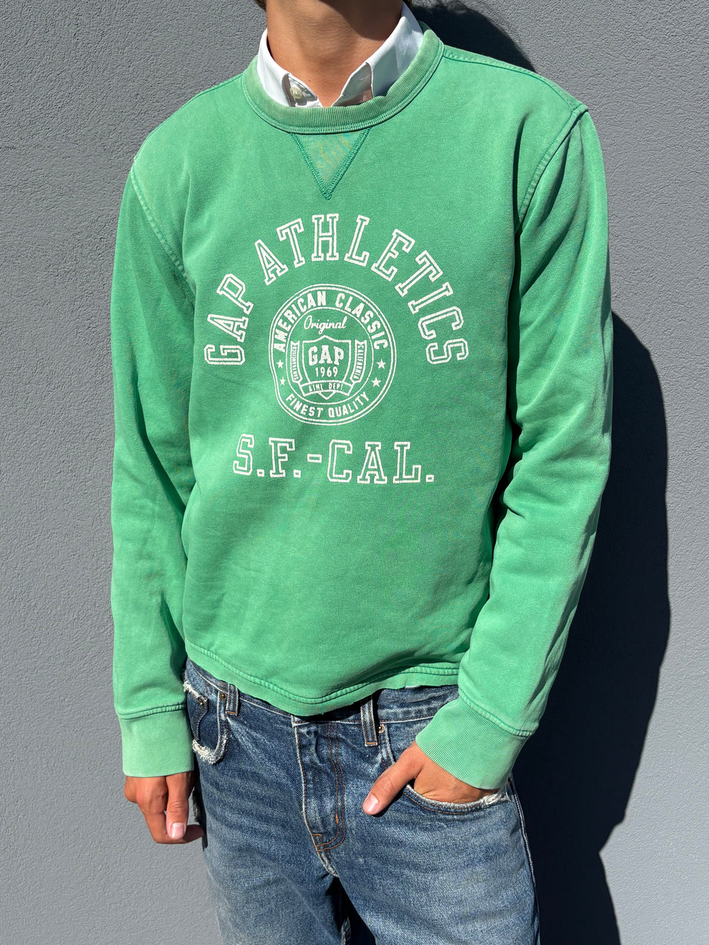 Vintage 1980s gap sweatshirt cropped