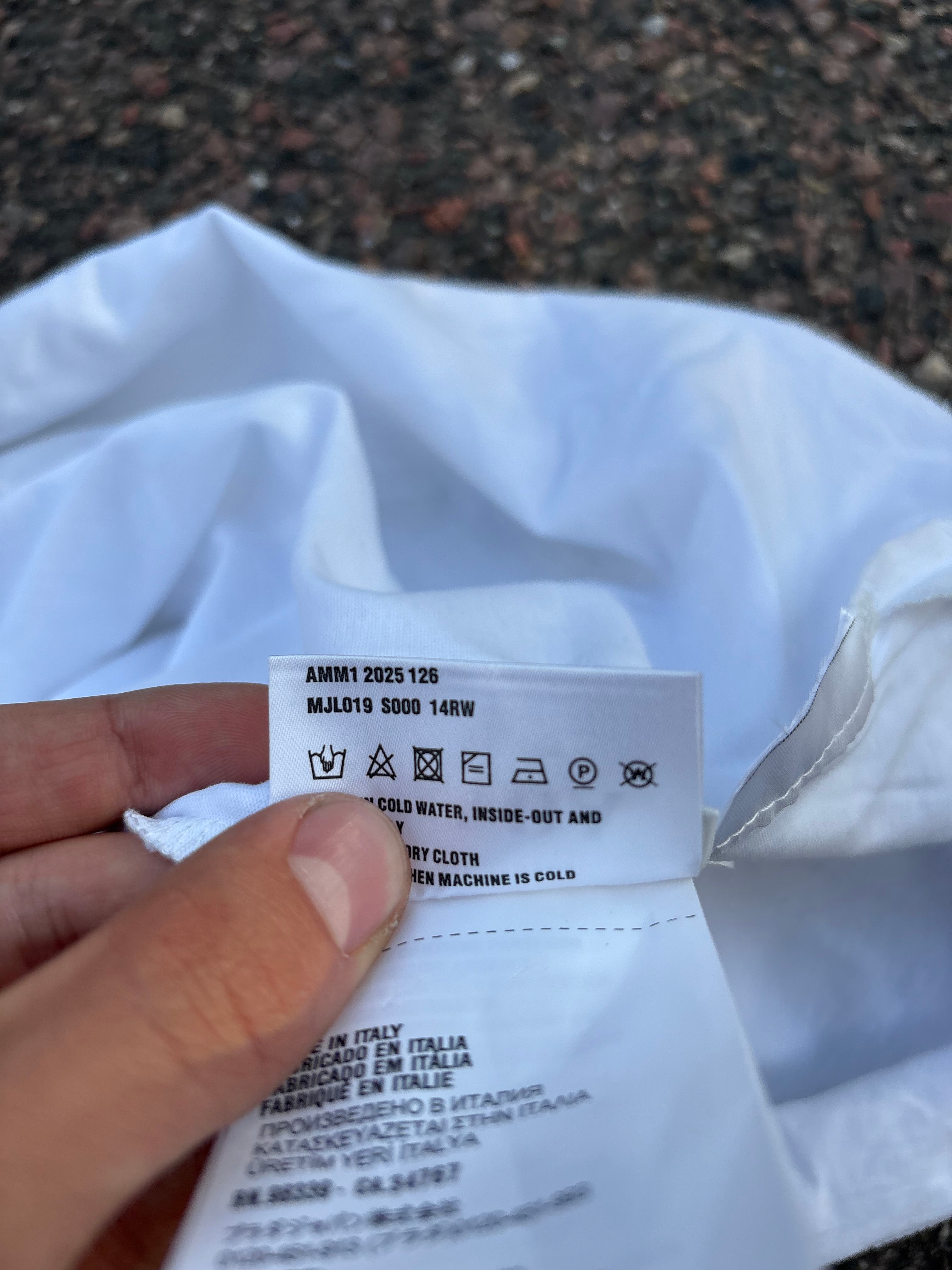 Prada 2025 triangle logo pocket long sleeve (S)
