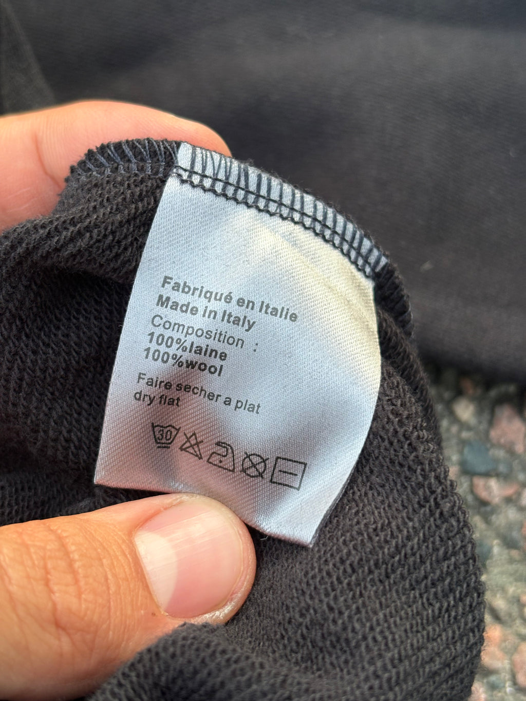 2000s Dior Hedi Slimane hoodie black
