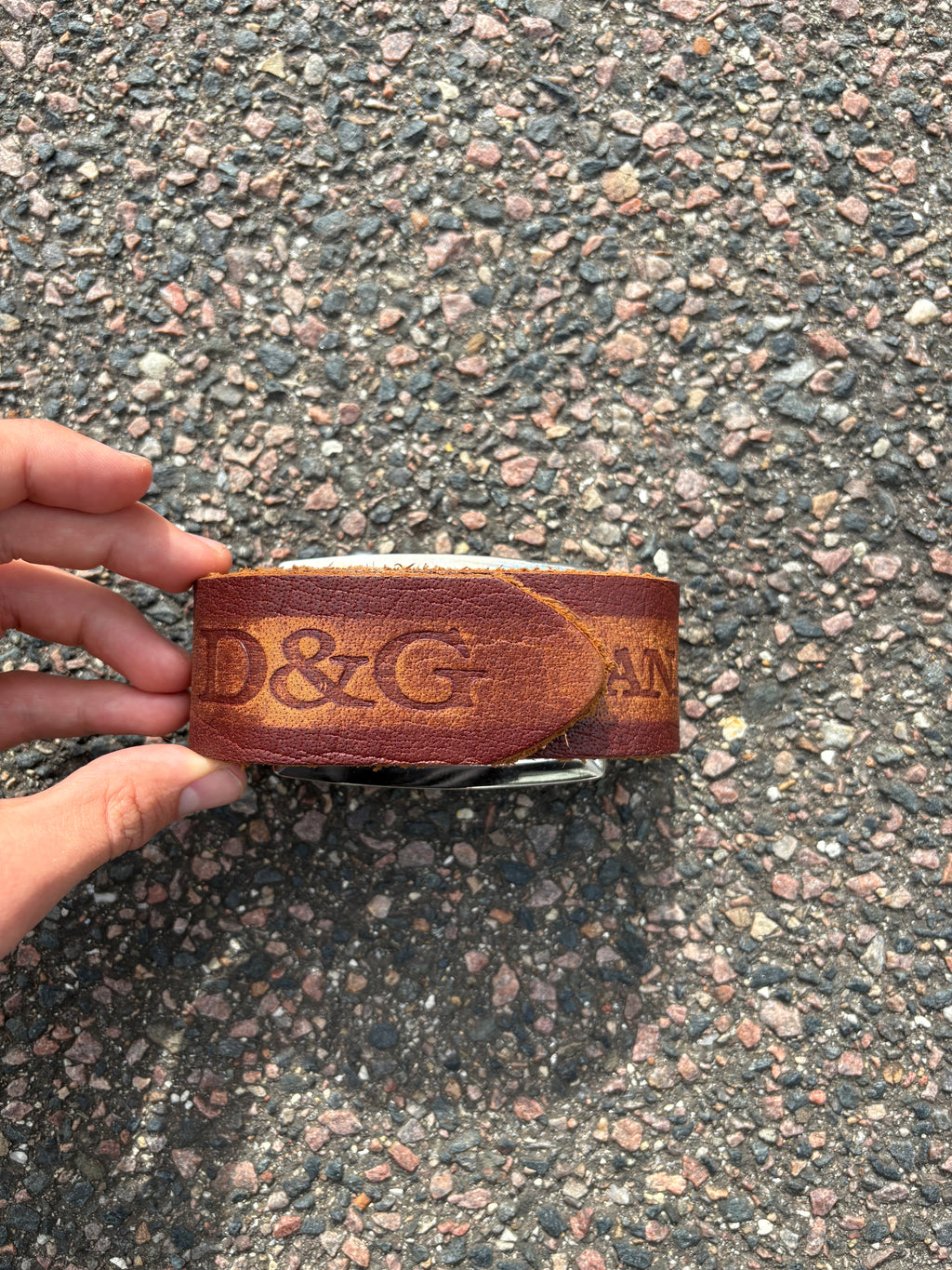 Dolce & Gabbana leather belt