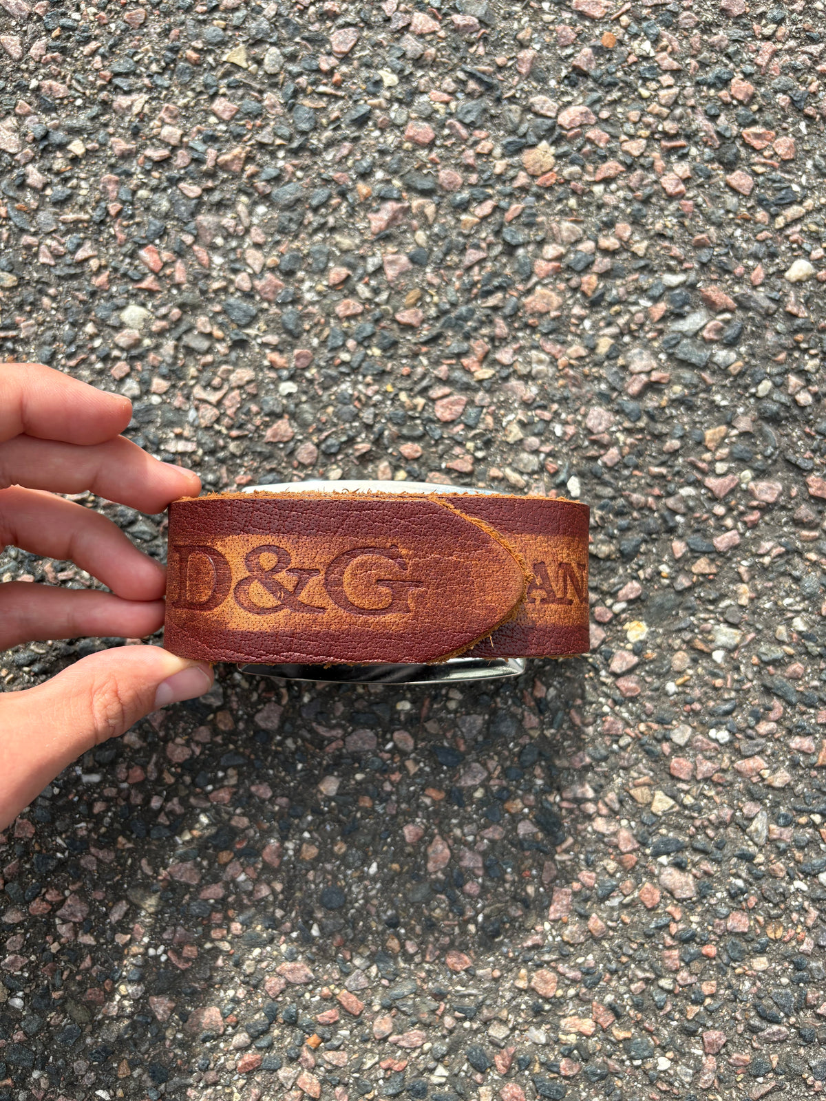 Dolce & Gabbana leather belt