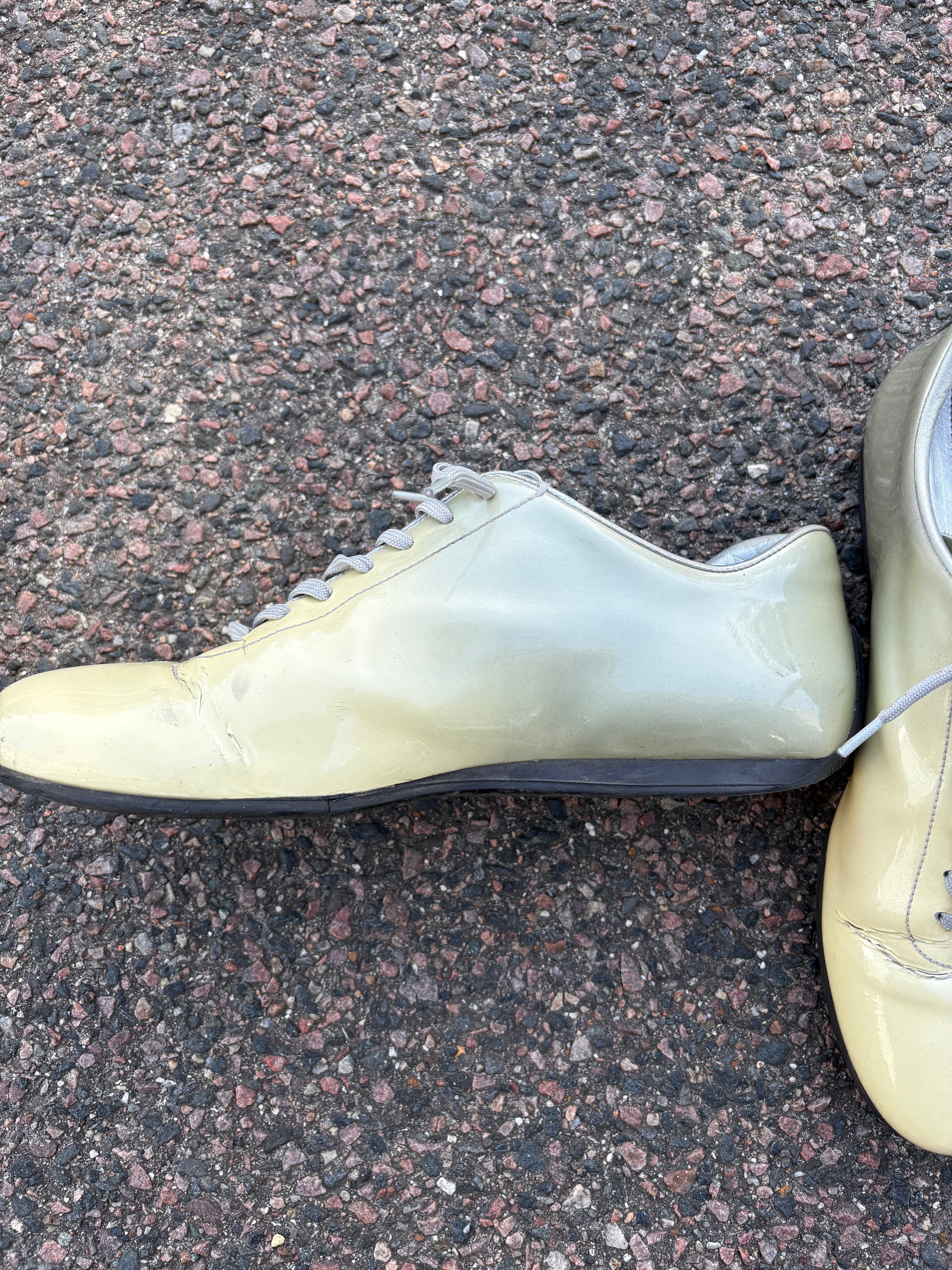 Prada faded cream vintage sneakers