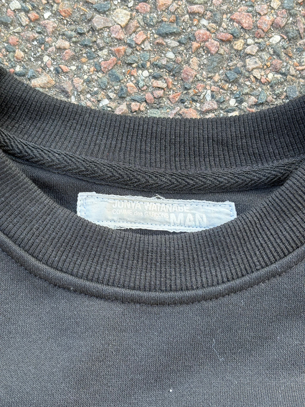 Junya watanabe 2004 poem sweatshirt Black