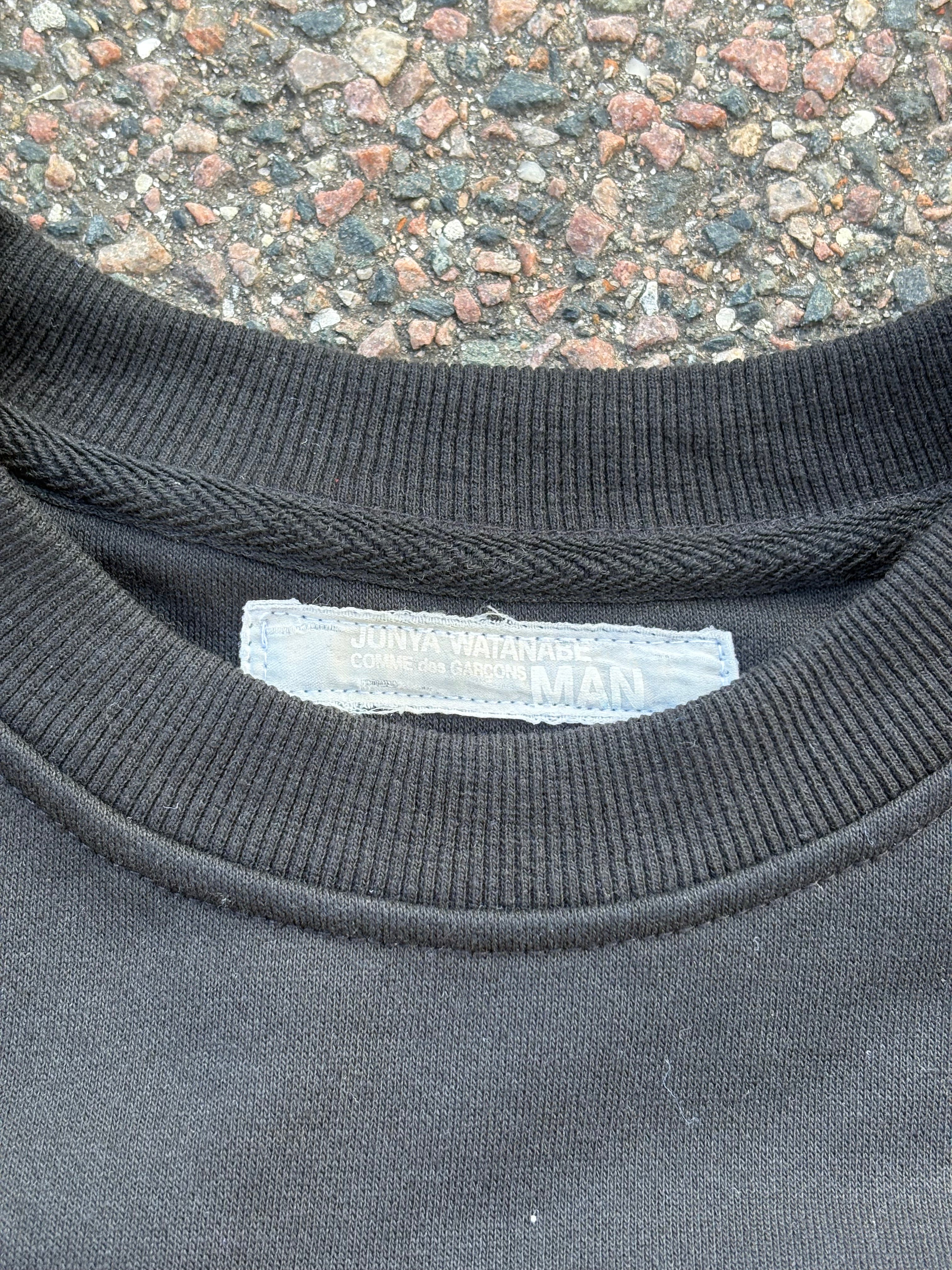Junya watanabe 2004 poem sweatshirt Black