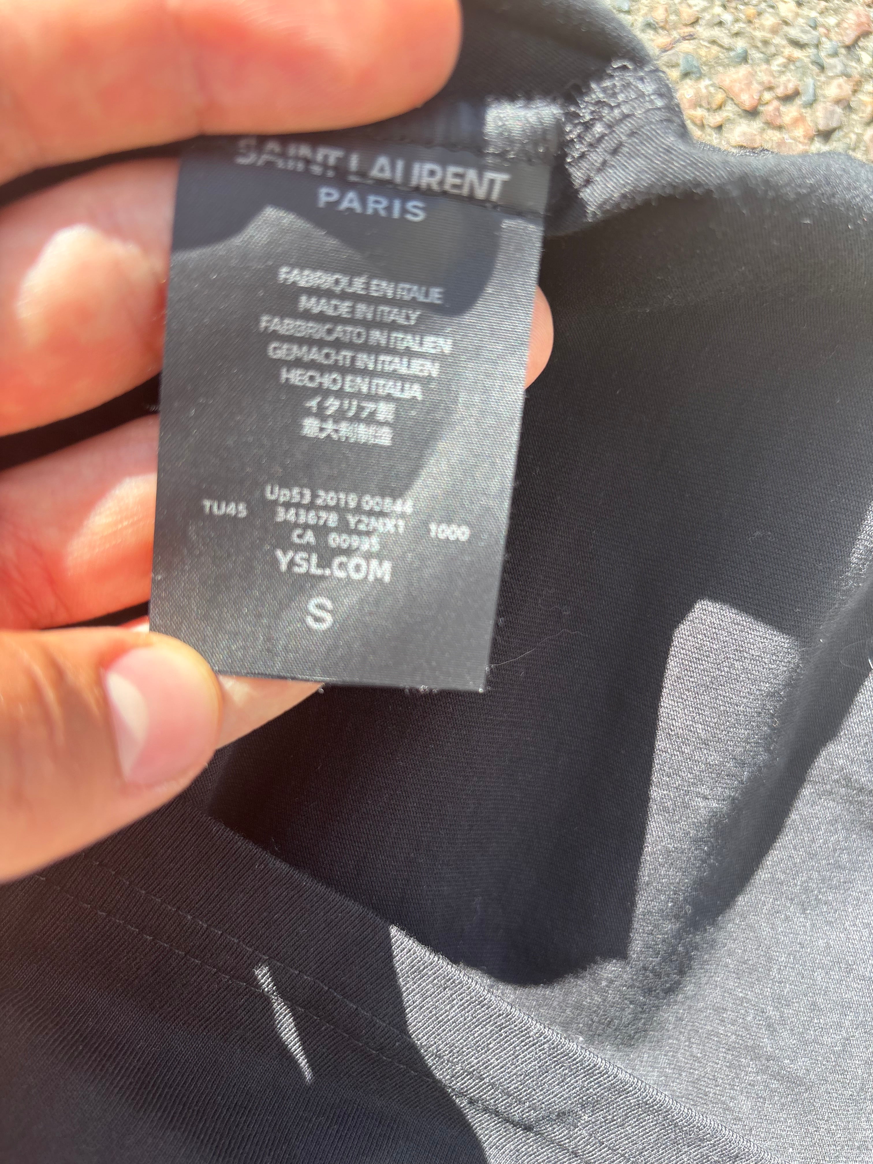 Saint Laurent black long shirt