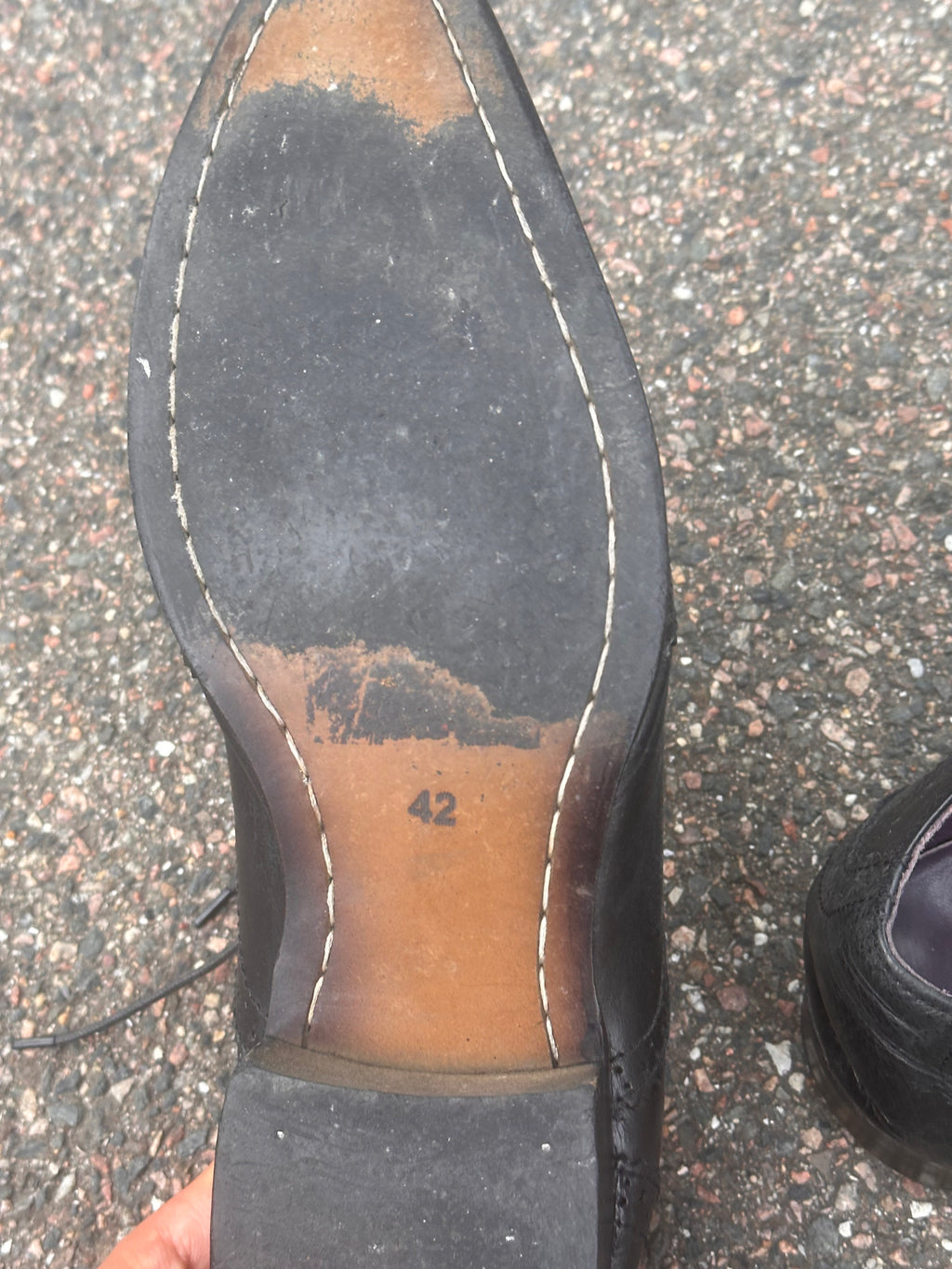 Gucinari Italien pointy shoes black