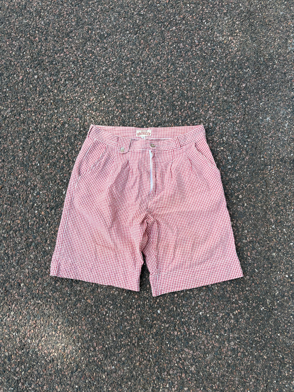 Jan Paulsen 1970s plaid sailor shorts (über rare)