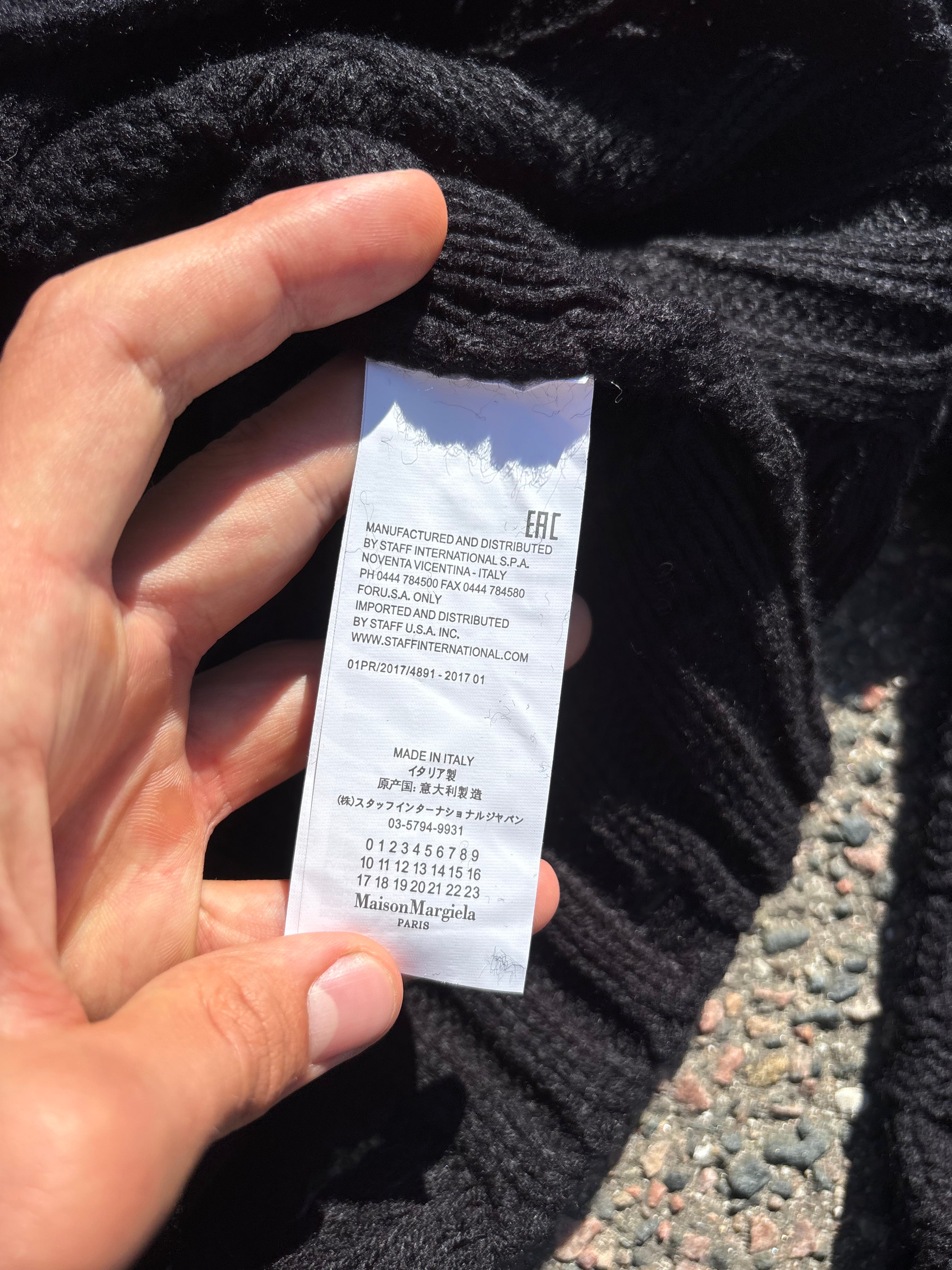 MM6 Maison Margiela distressed cardigan