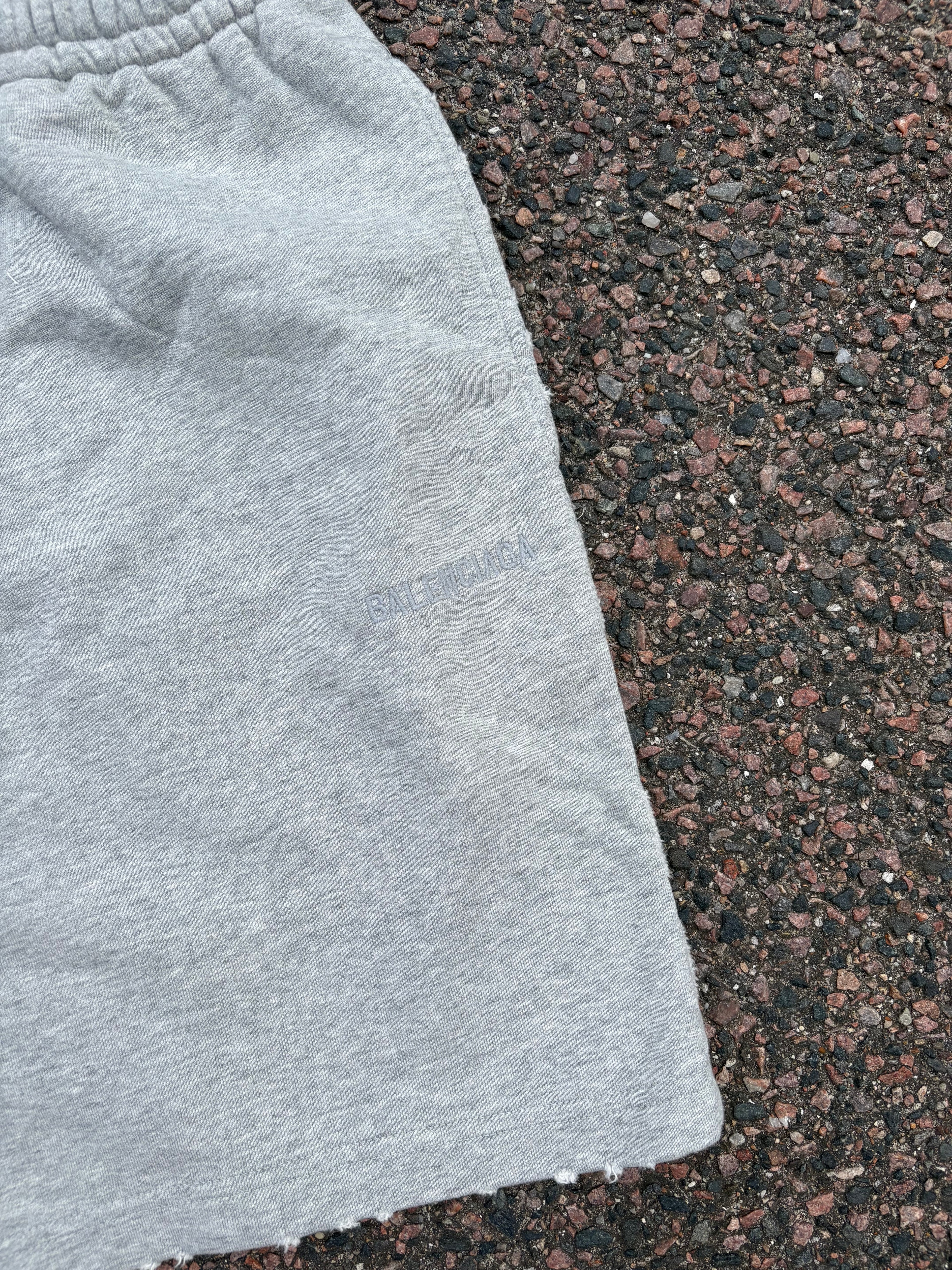 Balenciaga underwear sweatshorts gray
