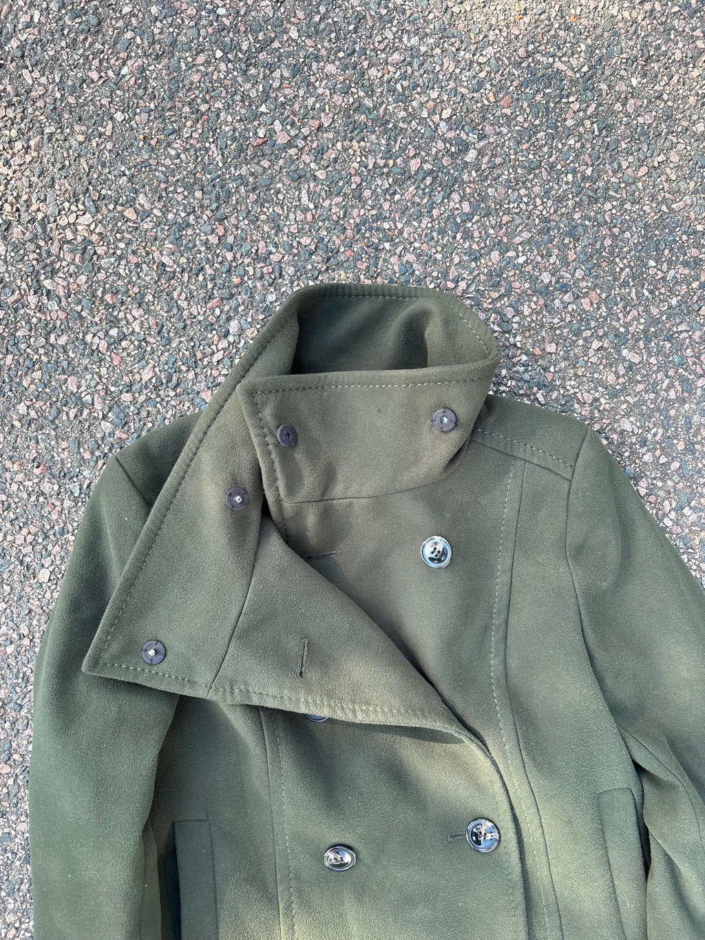 2008 H&M X Comme des garcons peacoat green