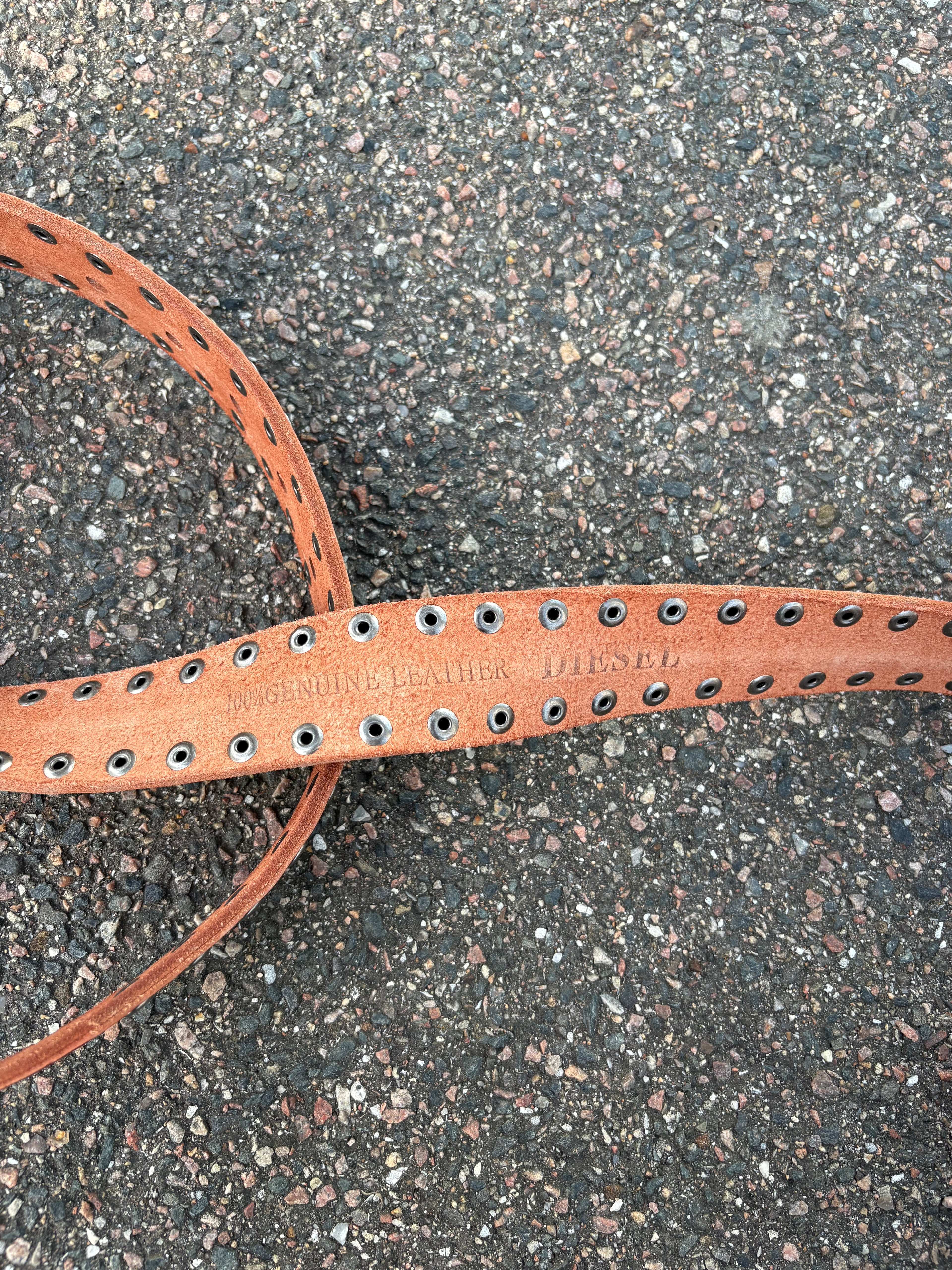 Vintage Diesel studded belt