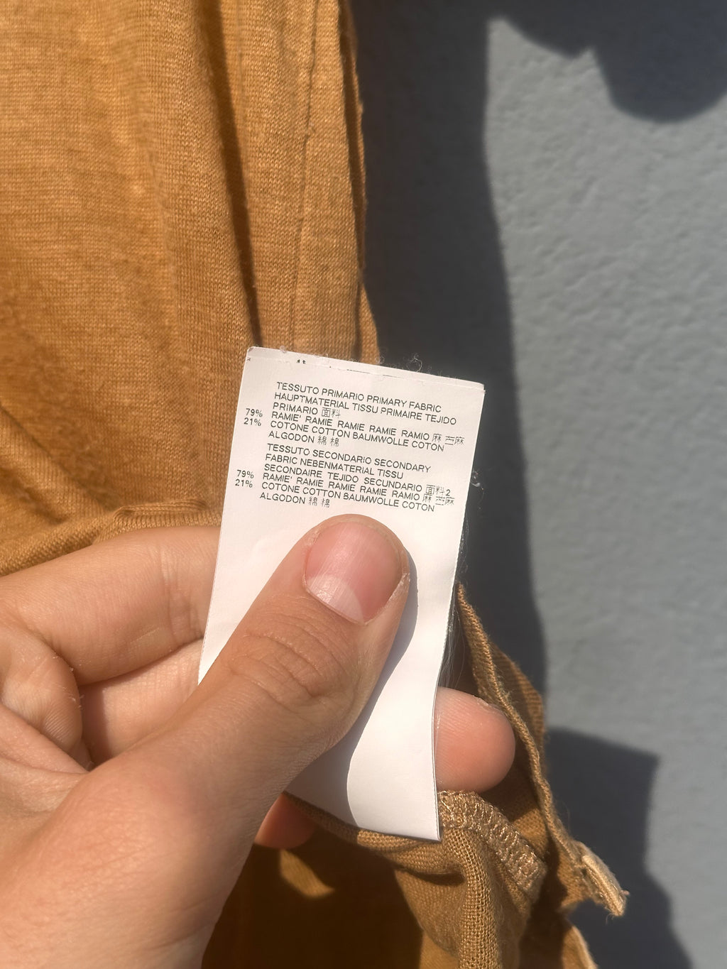 Maison Margiela Khaki pocket tee
