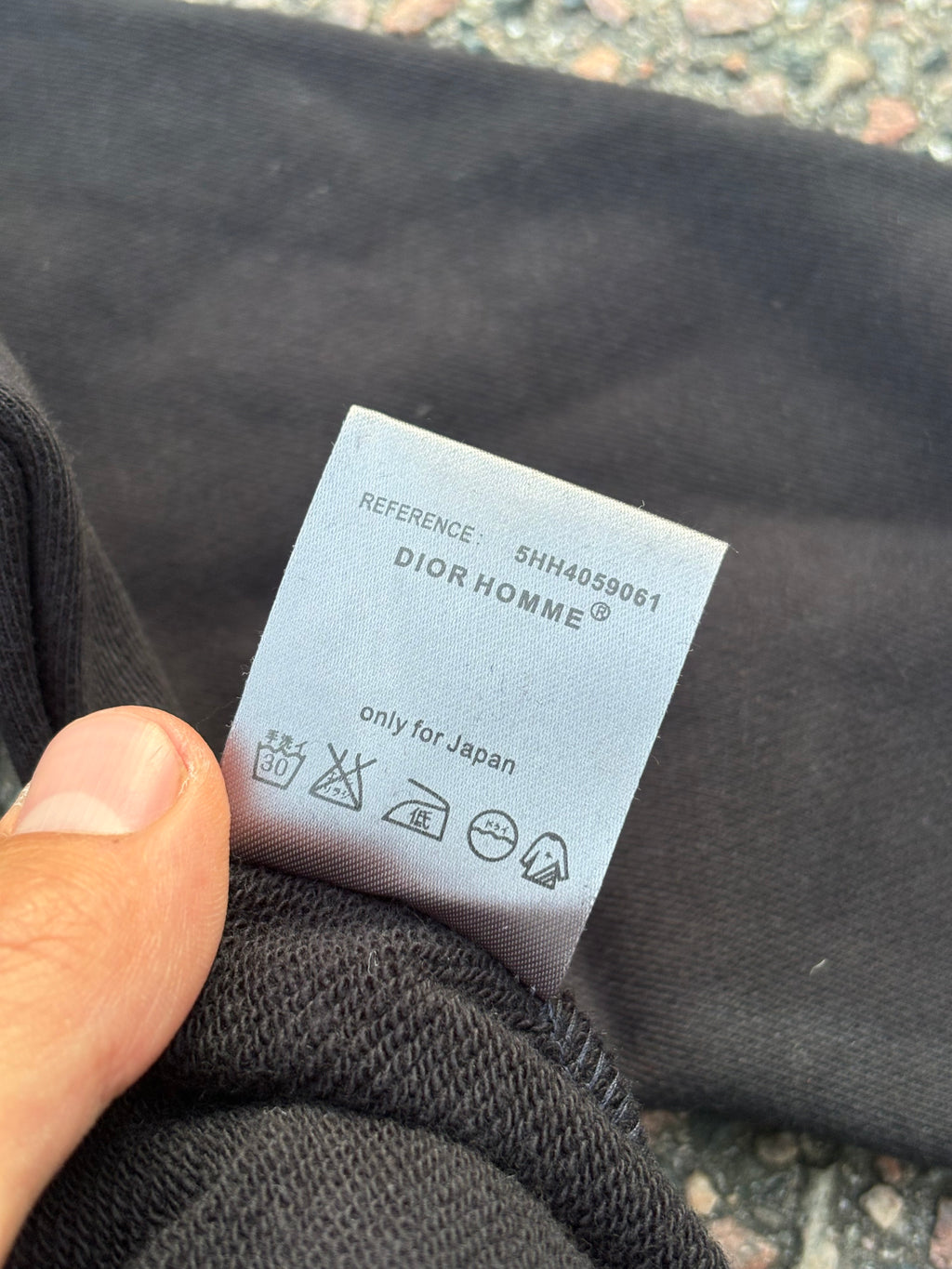 2000s Dior Hedi Slimane hoodie black