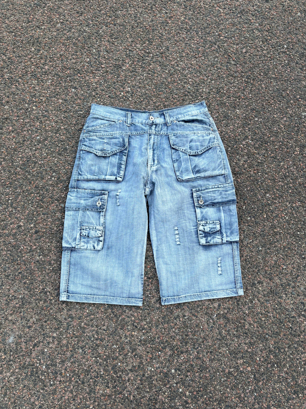 1990s M&H washed Capri baggy jeans
