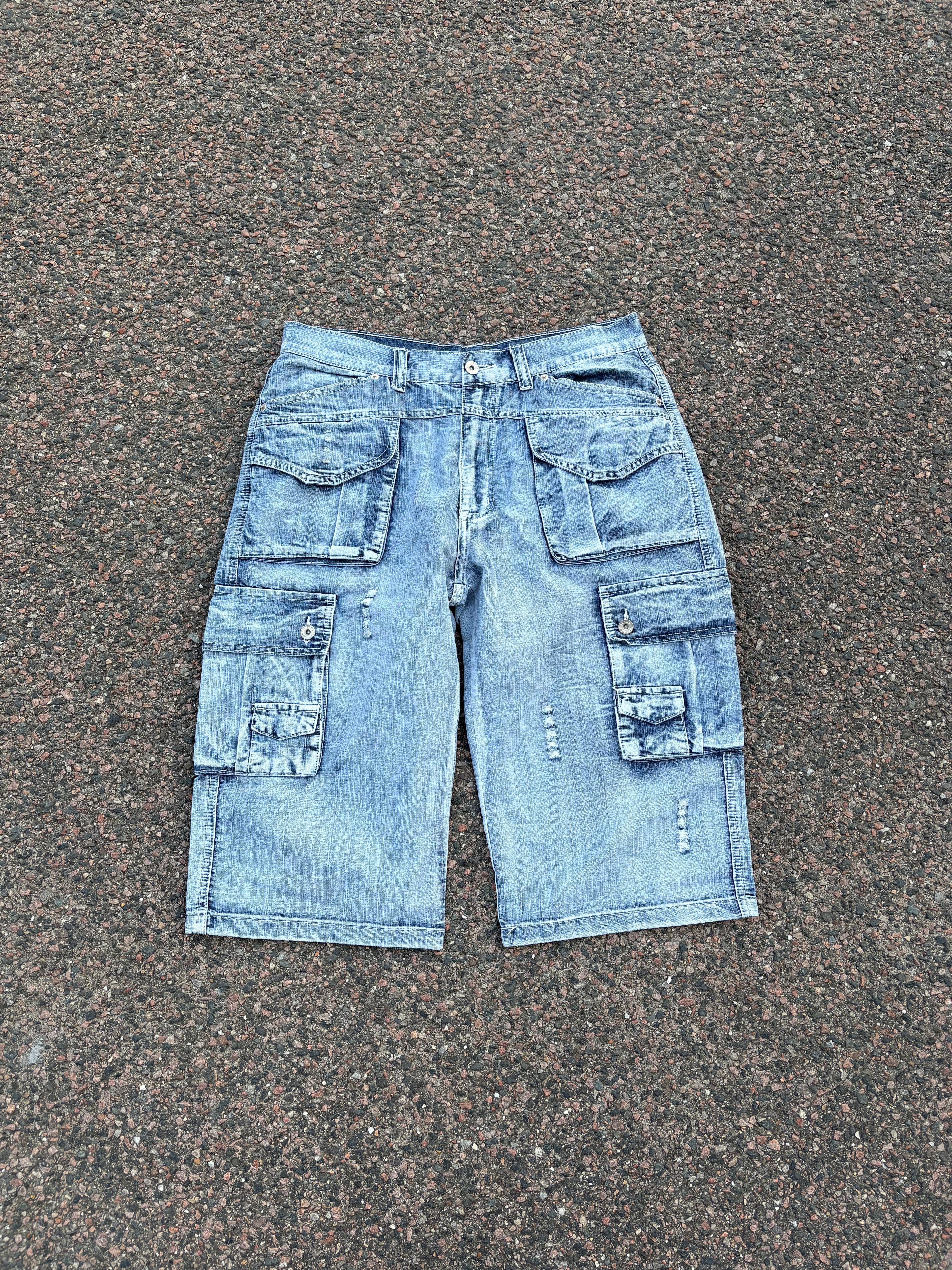 1990s M&H washed Capri baggy jeans