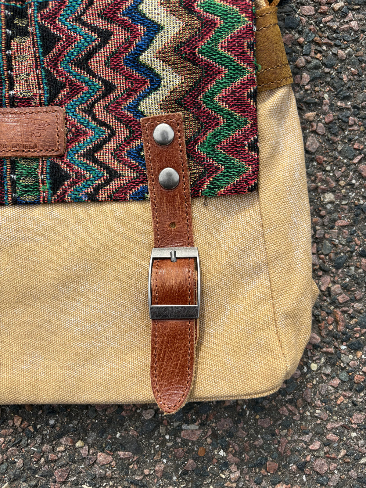 Double RL Ralph Lauren shoulder bag