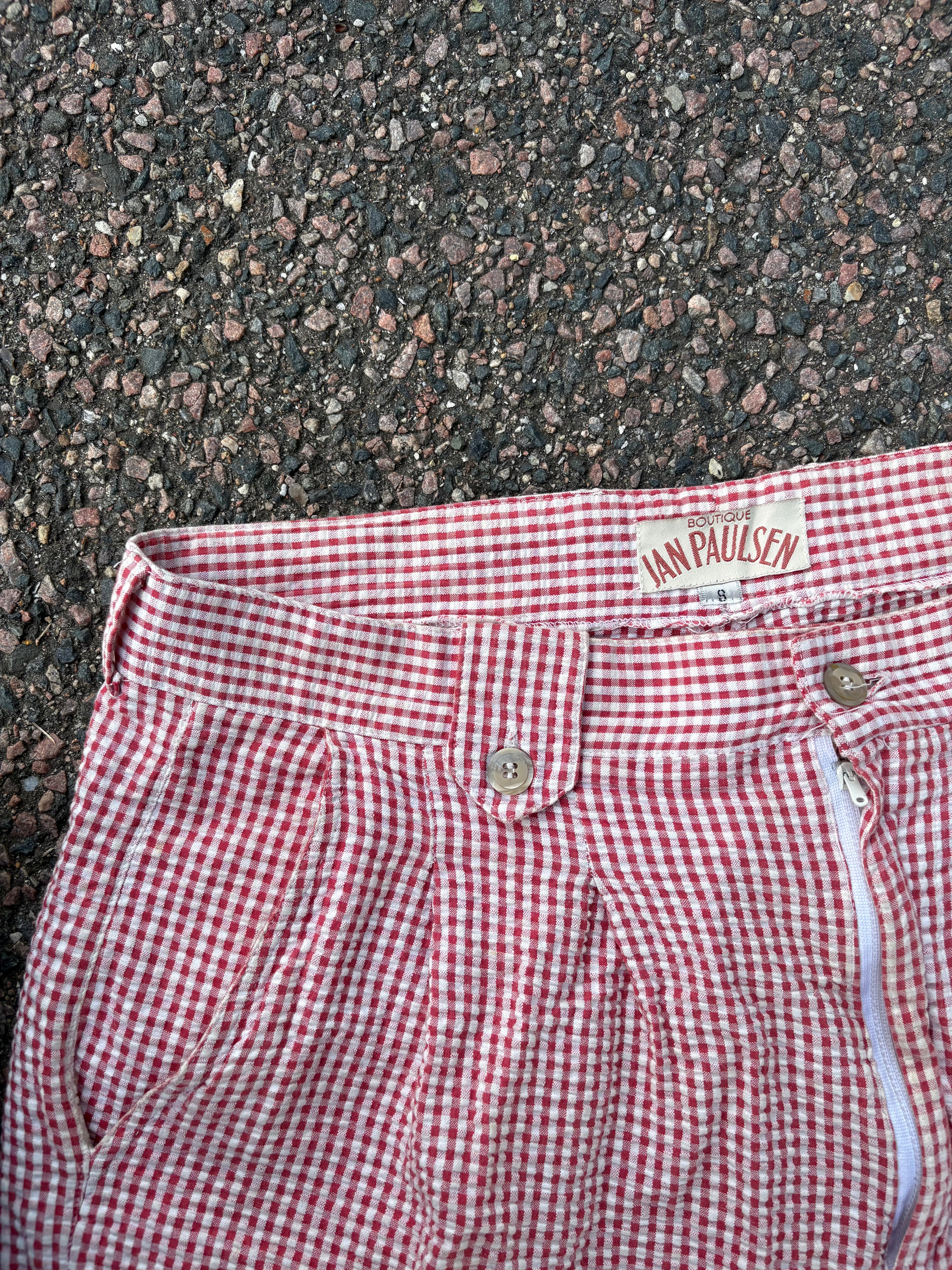 Jan Paulsen 1970s plaid sailor shorts (über rare)