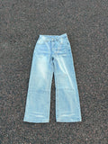 Vintage bootcut washed jeans